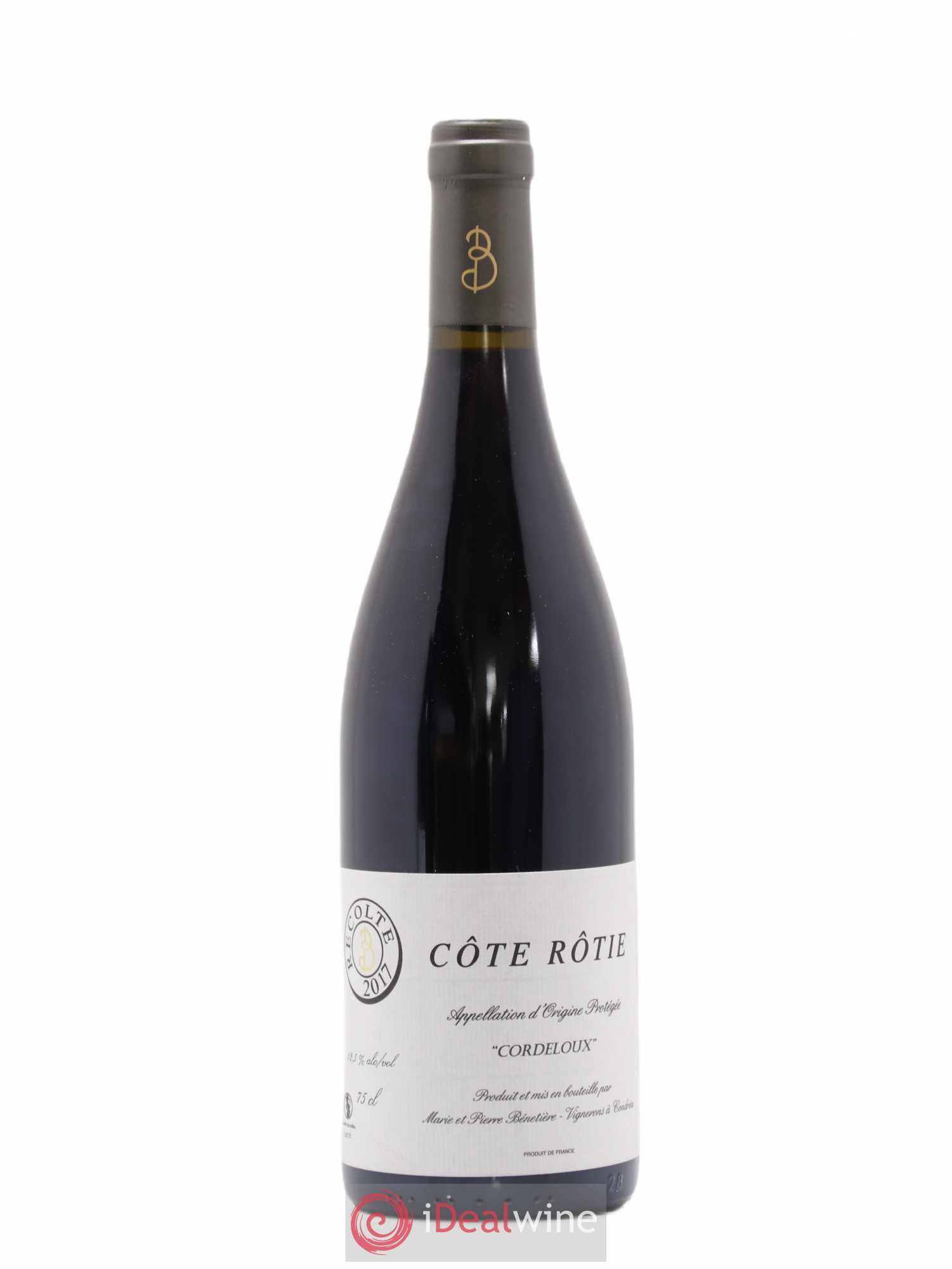 Côte-Rôtie Cordeloux Marie et Pierre Bénetière (Domaine) 2017 - Lot de 1 bouteille - 0