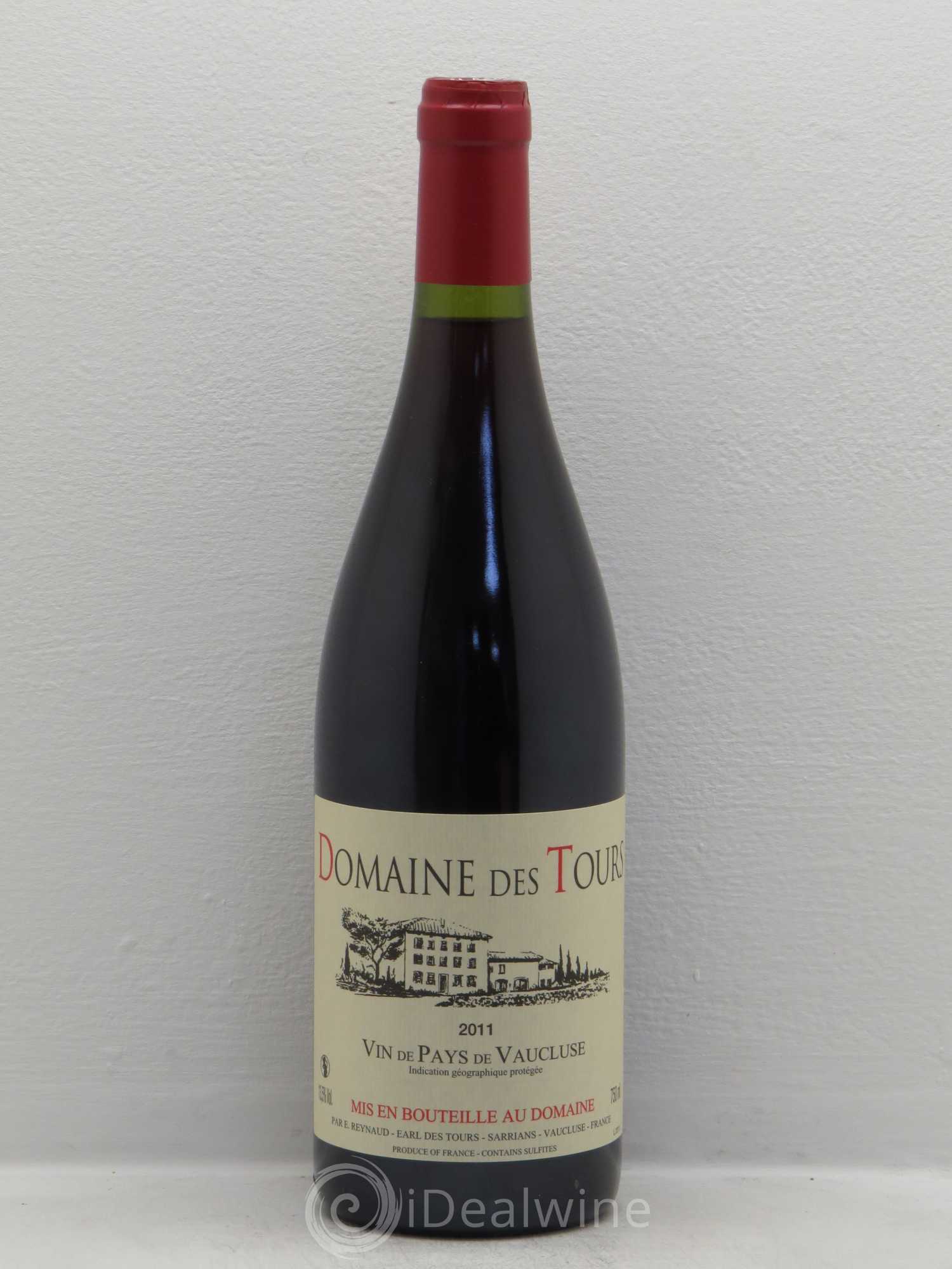 Vaucluse (Vin de Pays de Vaucluse) Domaine des Tours Emmanuel Reynaud 2011 - Lot de 1 bouteille - 0