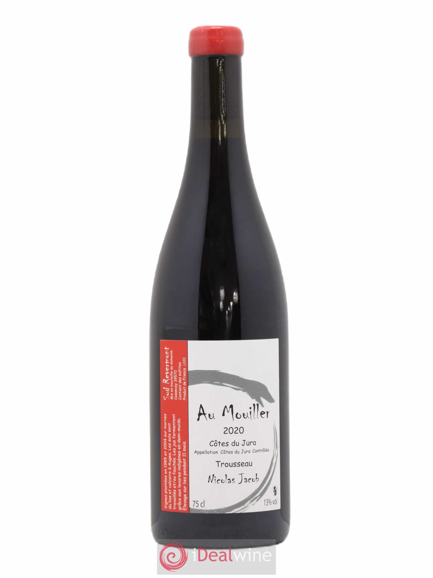 Côtes du Jura Trousseau Au Mouiller Nicolas Jacob 2020 - Lot de 1 bouteille - 0