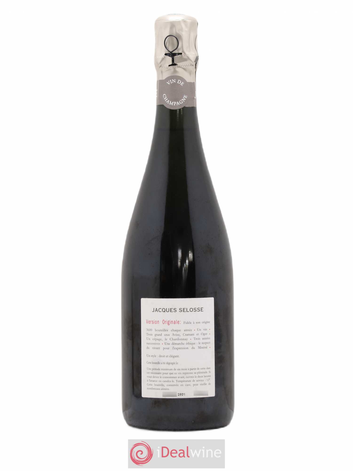 Version Originale Jacques Selosse - Lot de 1 bouteille - 1