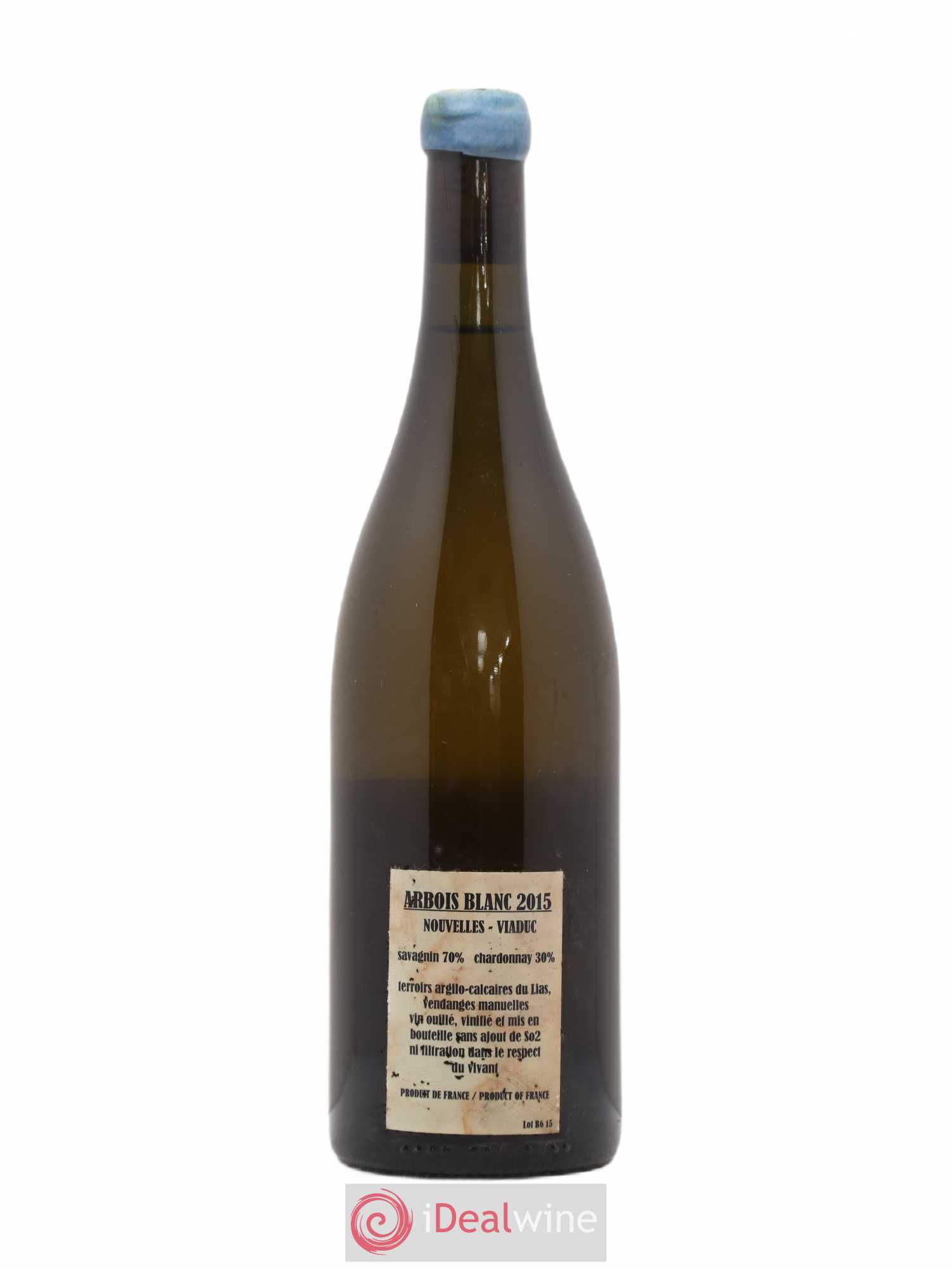 Arbois Savagnin Chardonnay Nouvelles-Viaduc Adeline Houillon & Renaud Bruyère 2015 - Lot de 1 bouteille - 1