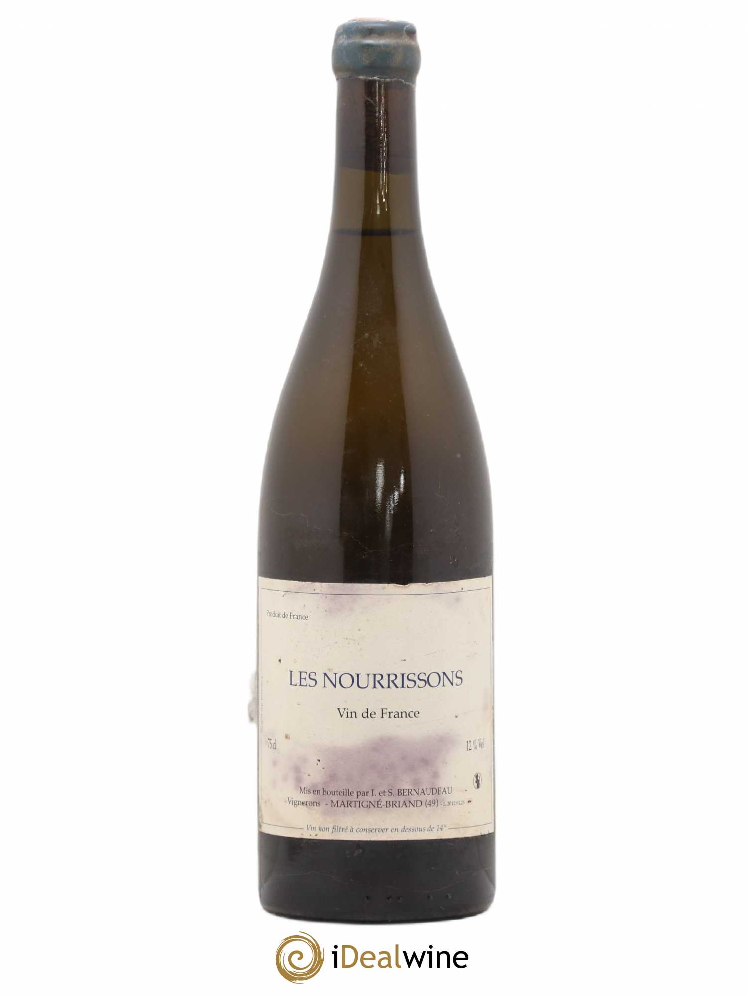 Vin de France Les Nourrissons Stéphane Bernaudeau 2012 - Lot de 1 bouteille - 0