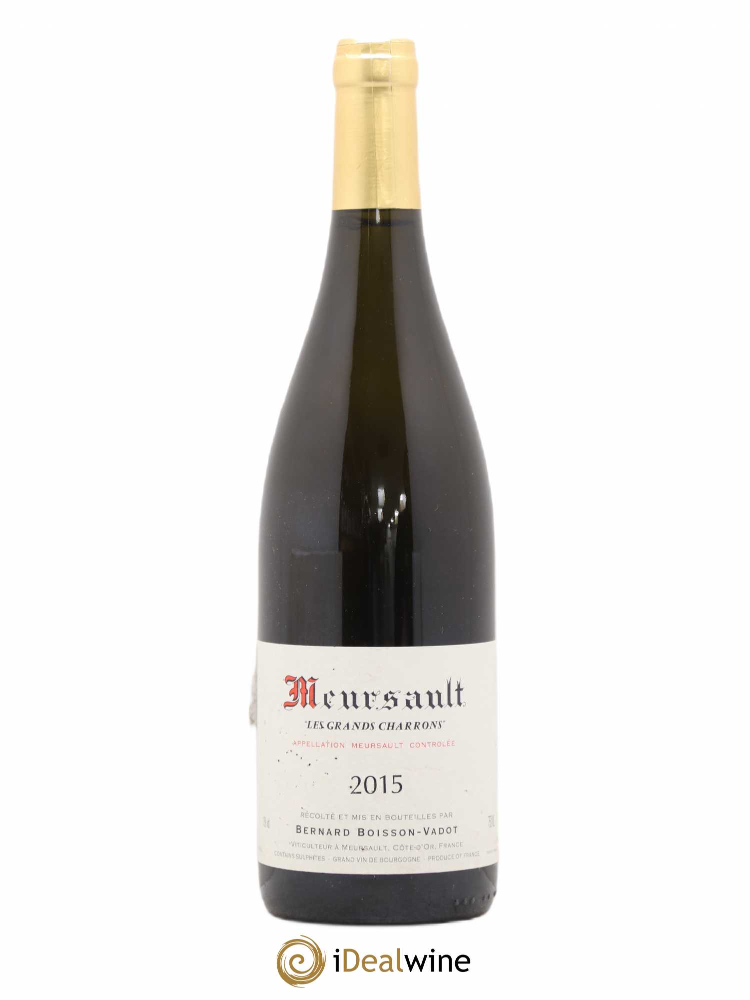 Meursault Les Grands Charrons Boisson-Vadot (Domaine) 2015 - Lot de 1 bouteille - 0