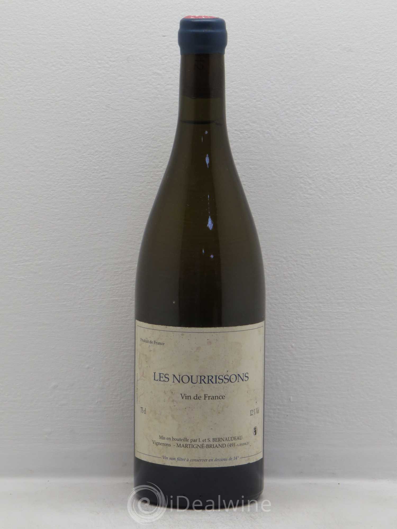 Vin de France Les Nourrissons Stéphane Bernaudeau 2012 - Lot de 1 bouteille - 0