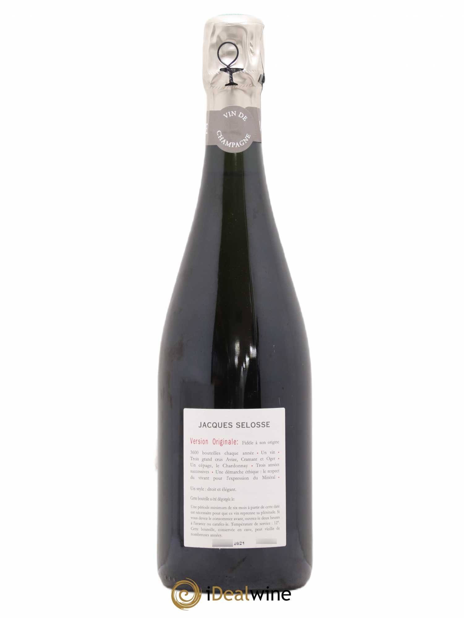 Version Originale Jacques Selosse - Lot de 1 bouteille - 1