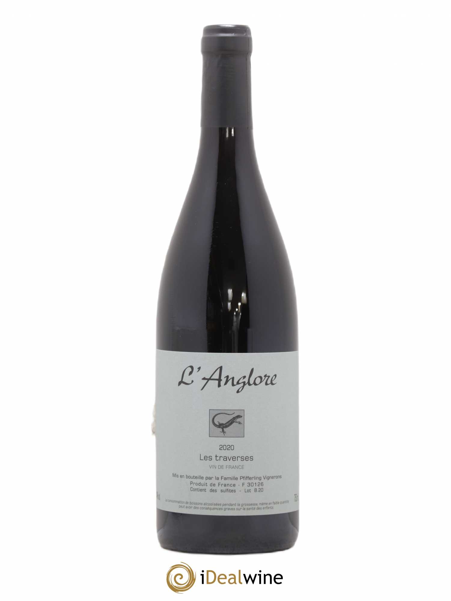 Vin de France Les Traverses L'Anglore 2020 - Lot de 1 bouteille - 0