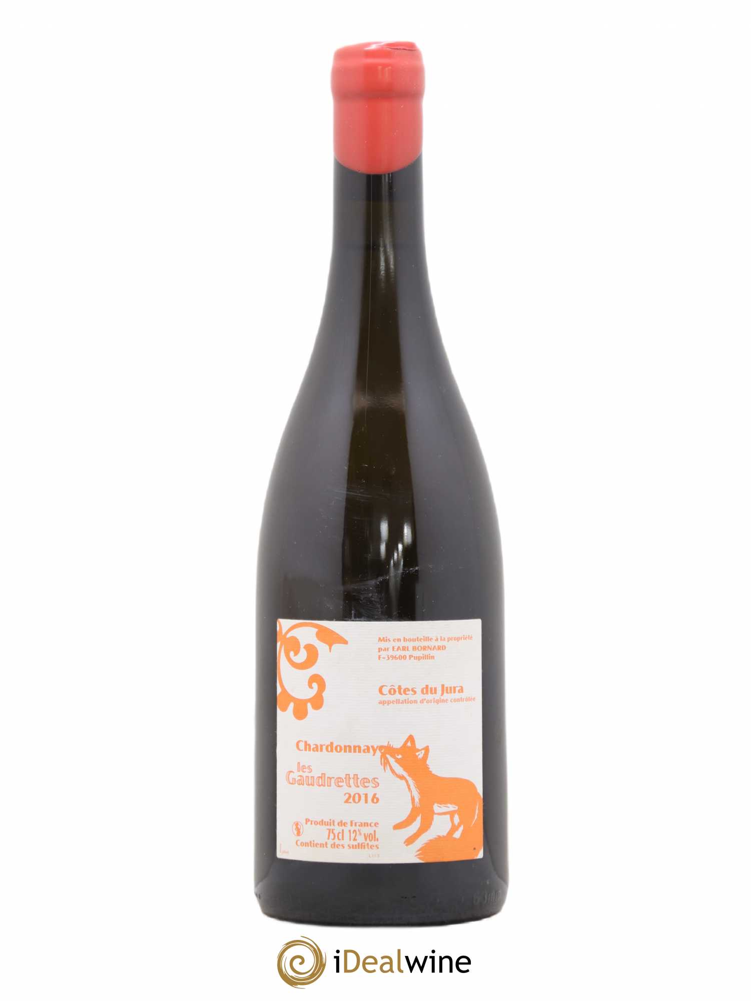 Côtes du Jura Les Gaudrettes Bornard 2016 - Lot de 1 bouteille - 0
