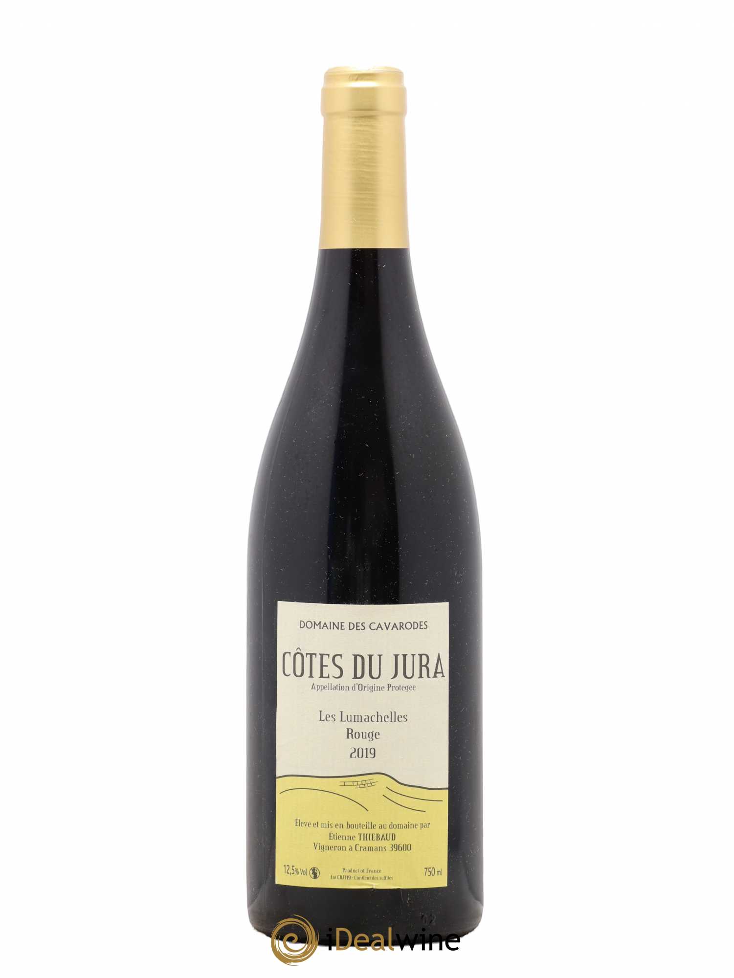 Côtes du Jura Les Lumachelles Rouge Cavarodes (Domaine des) - Etienne Thiébaud 2019 - Lot de 1 bouteille - 0