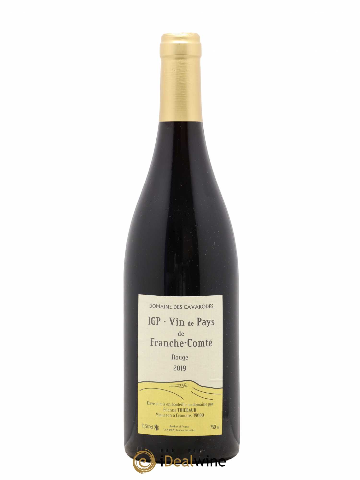 Franche-Comté Cavarodes (Domaine des) - Etienne Thiébaud 2019 - Lot de 1 bouteille - 0