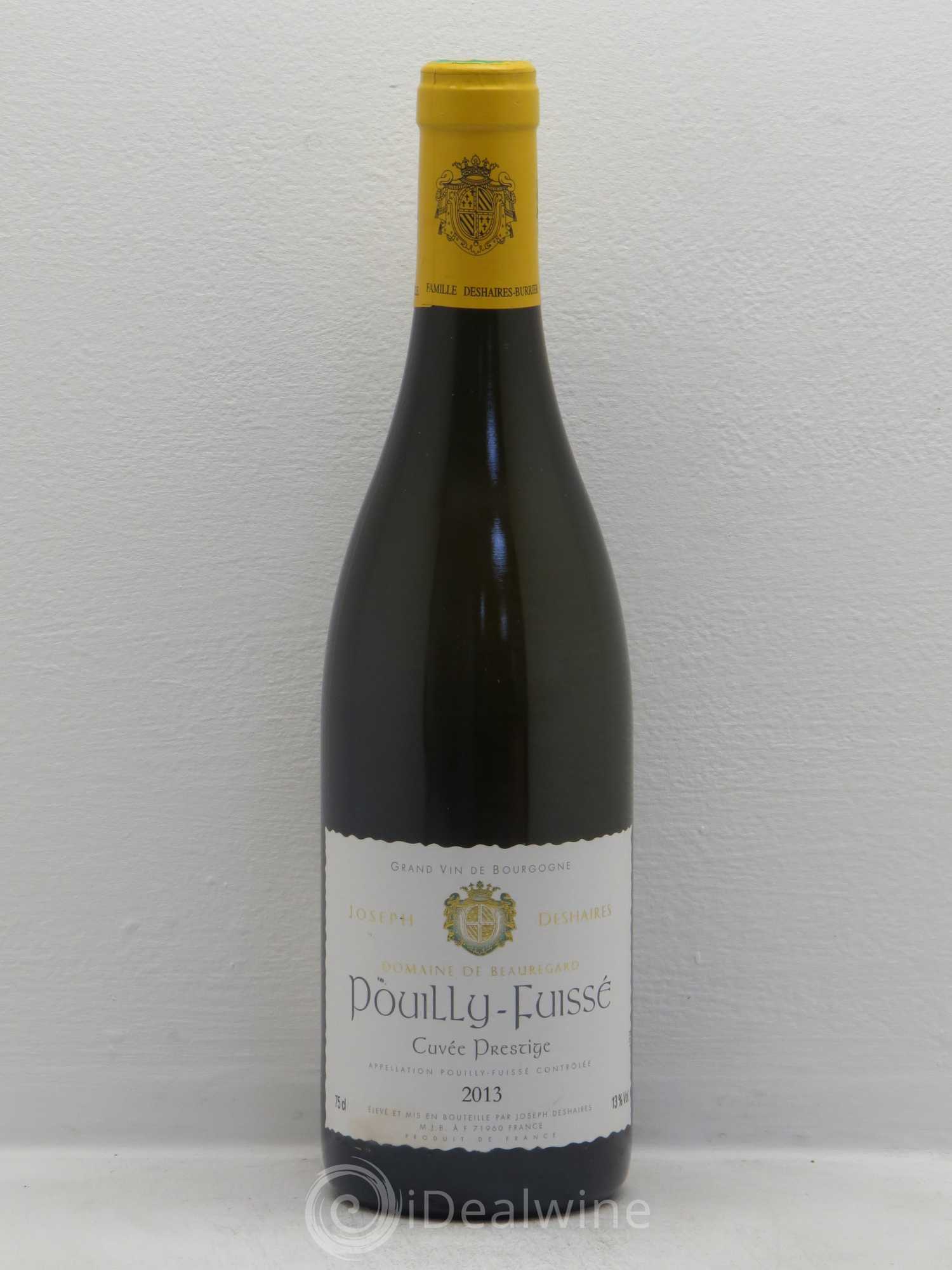 Pouilly-Fuissé Cuvée Prestige Domaine de Beauregard 2013 - Posten von 1 Flasche - 0