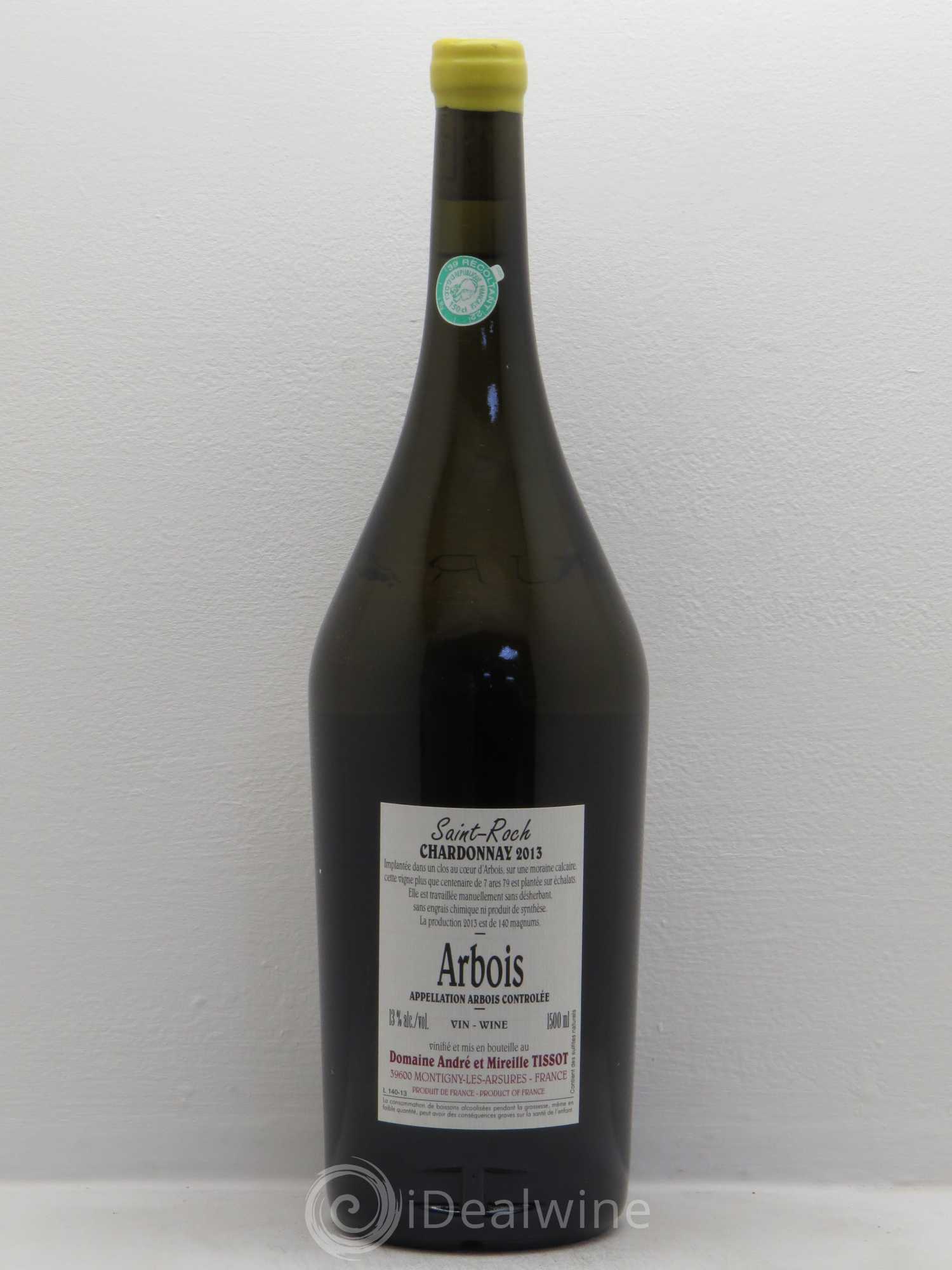 Arbois Chardonnay Saint-Roch Stéphane Tissot (140 mag produits) 2013 - Posten von 1 Magnum - 1