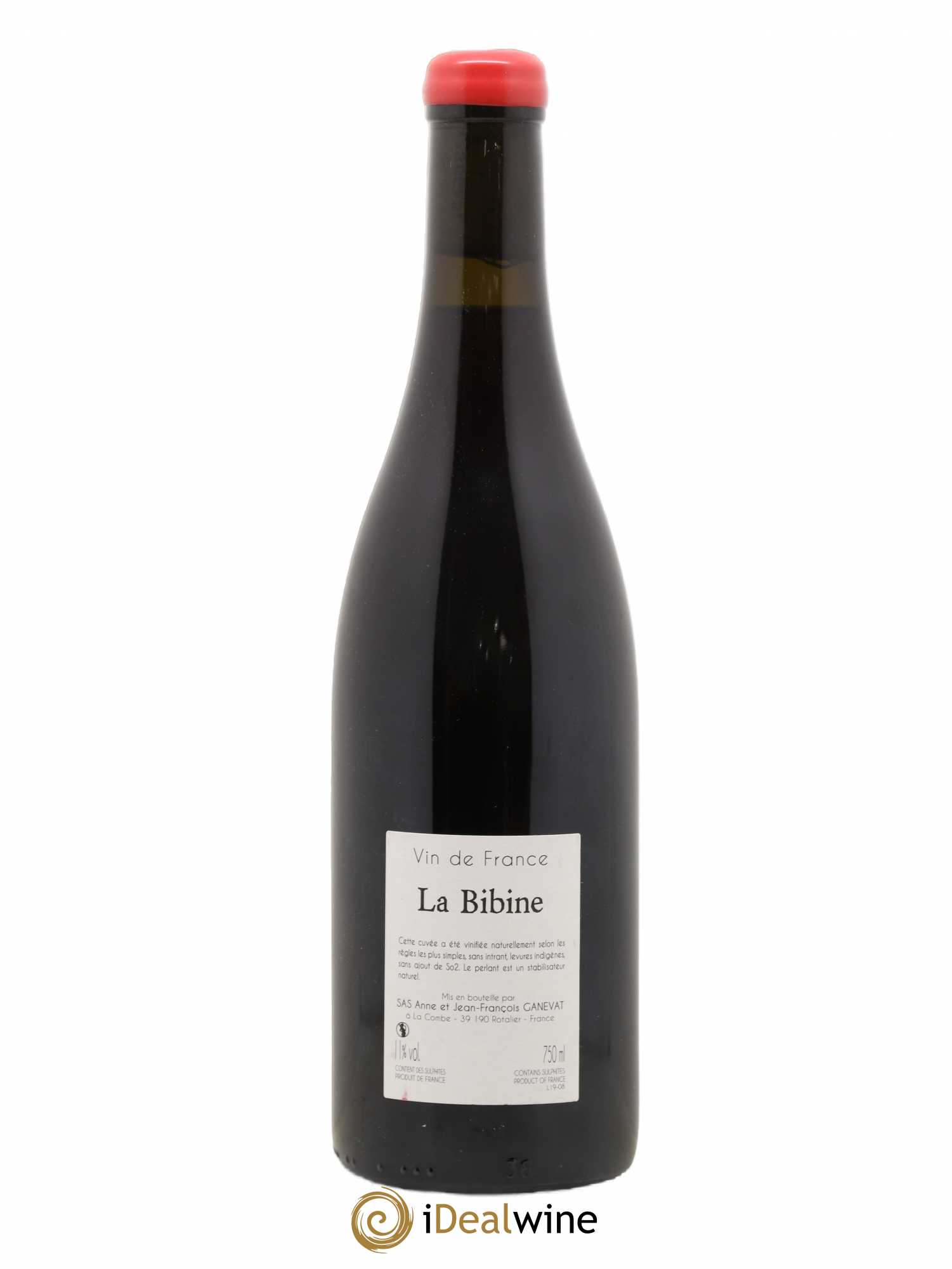 Vin de France La Bibine Anne et Jean François Ganevat 2019 - Lot de 1 bouteille - 1