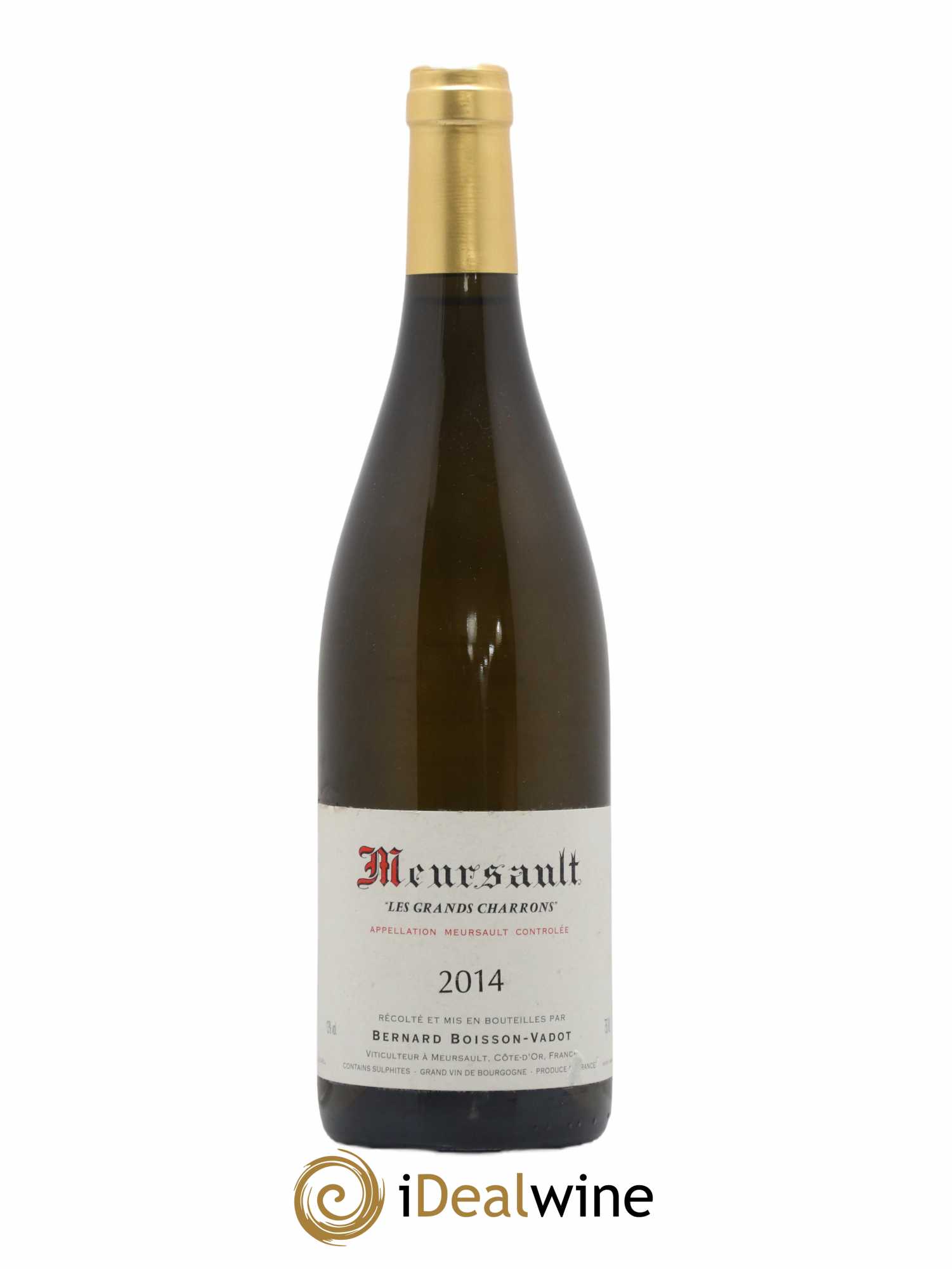 Meursault Les Grands Charrons Boisson-Vadot (Domaine) 2014 - Lot de 1 bouteille - 0