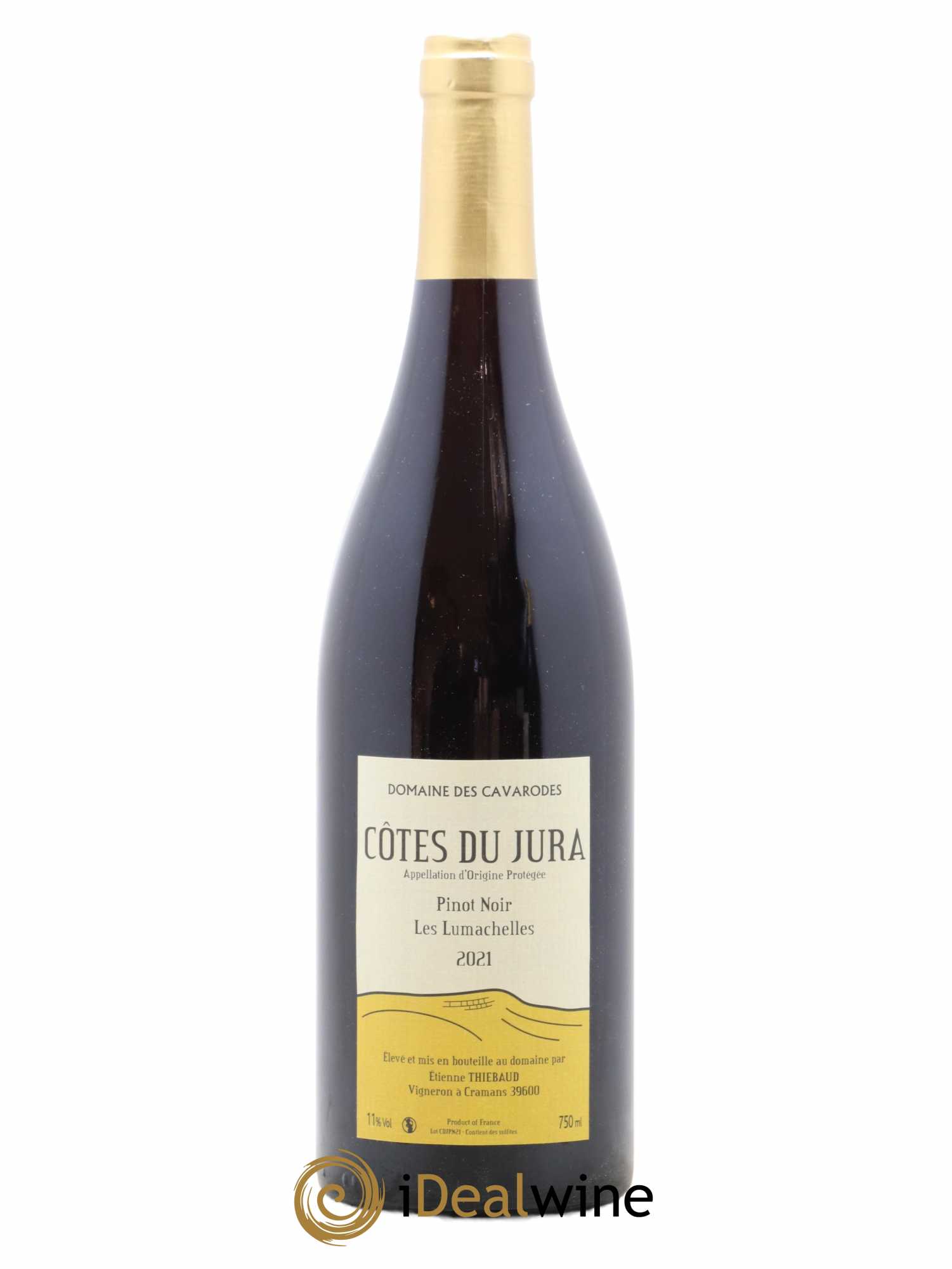 Côtes du Jura Pinot Noir Les Lumachelles Cavarodes (Domaine des) - Etienne Thiébaud 2021 - Lot de 1 bouteille - 0