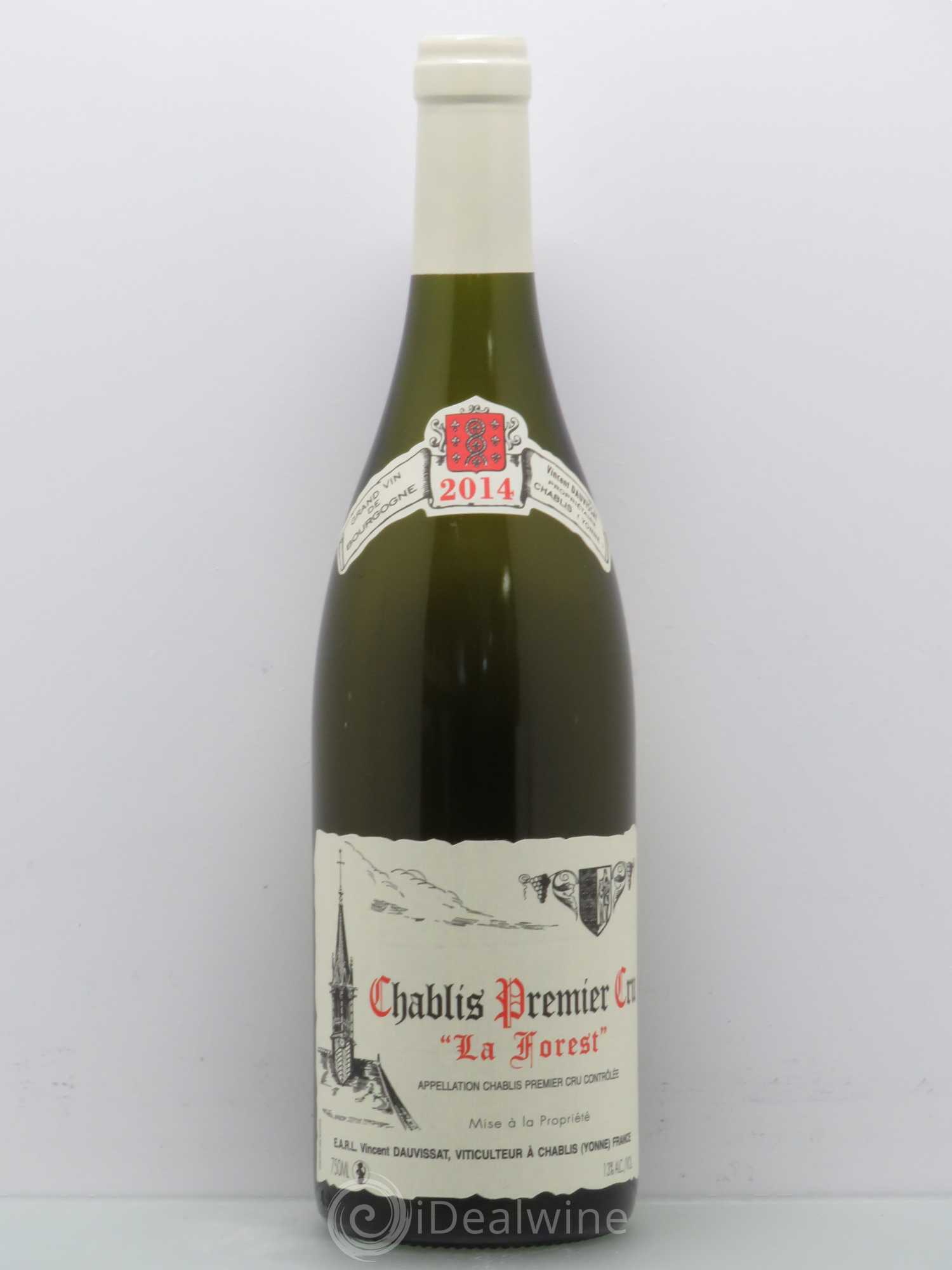 Chablis 1er Cru La Forest Vincent Dauvissat (Domaine) 2014 - Lot de 1 bouteille - 0