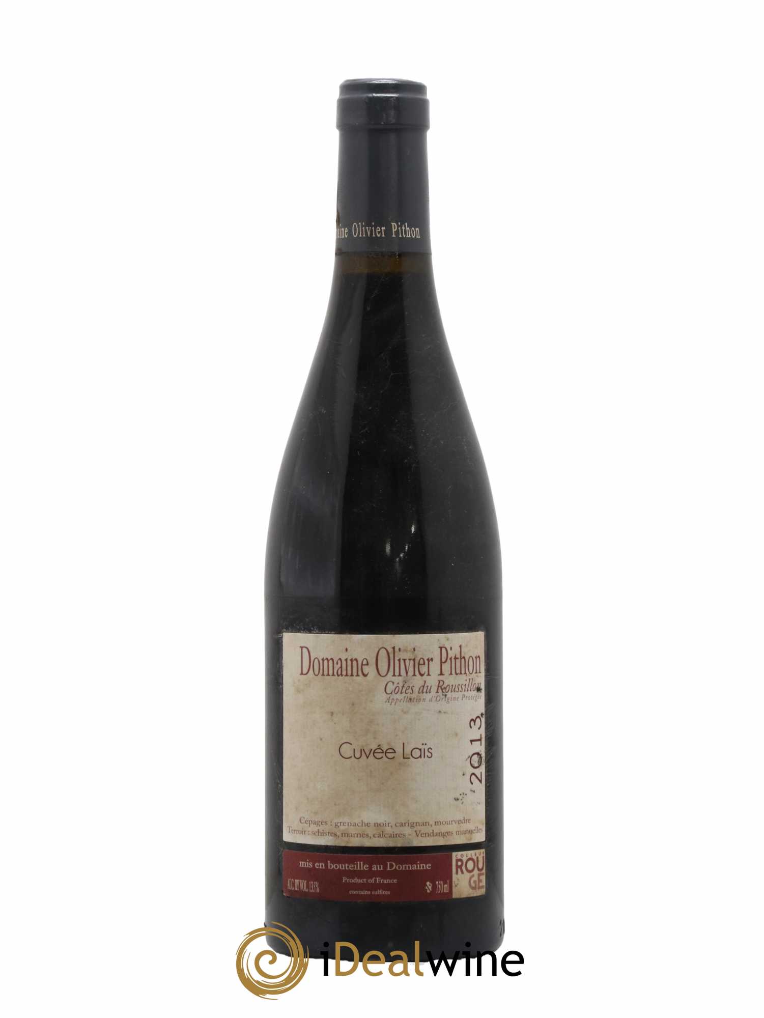 Côtes du Roussillon Olivier Pithon Laïs 2013 - Lot de 1 bouteille - 0