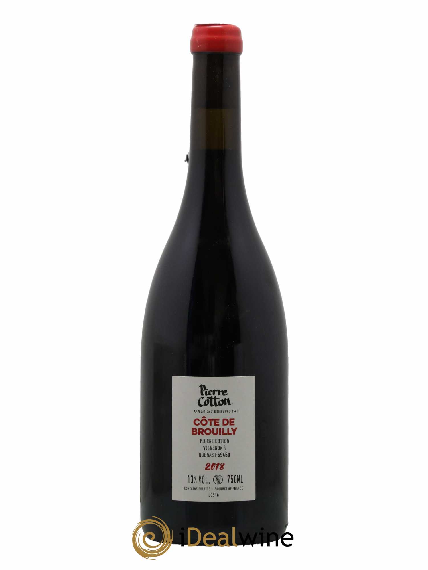 Côte de Brouilly Bonnet-Cotton (Domaine) 2018 - Lot de 1 bouteille - 1