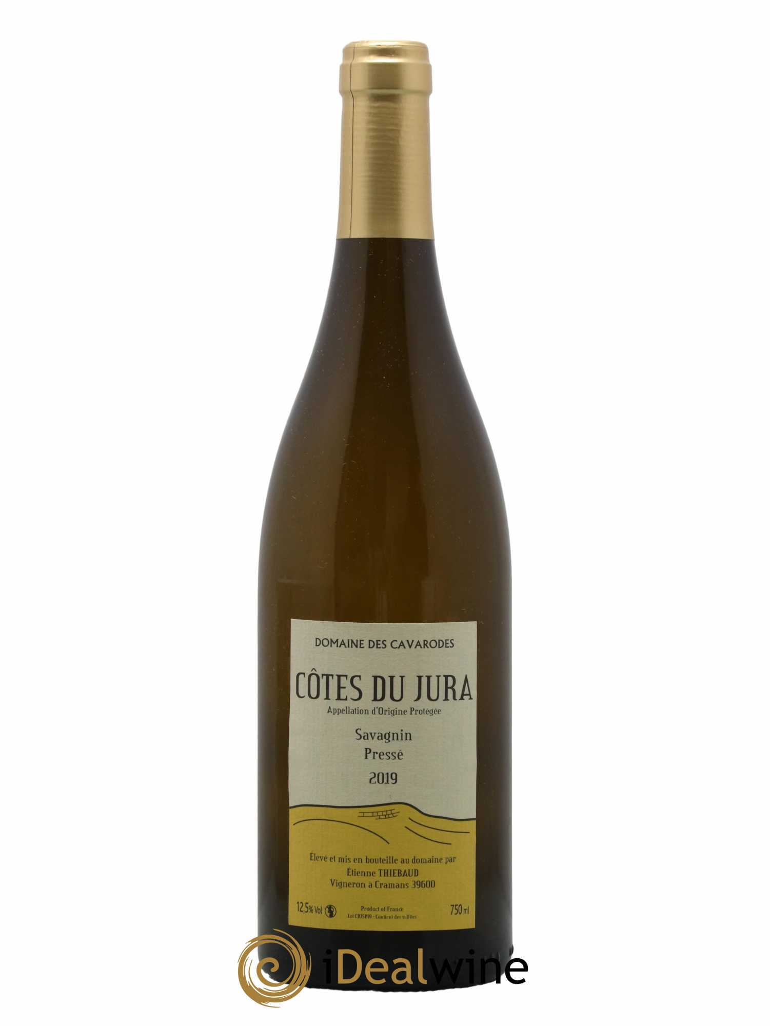 Côtes du Jura Savagnin pressé Cavarodes (Domaine des) - Etienne Thiébaud 2019 - Lot de 1 bouteille - 0