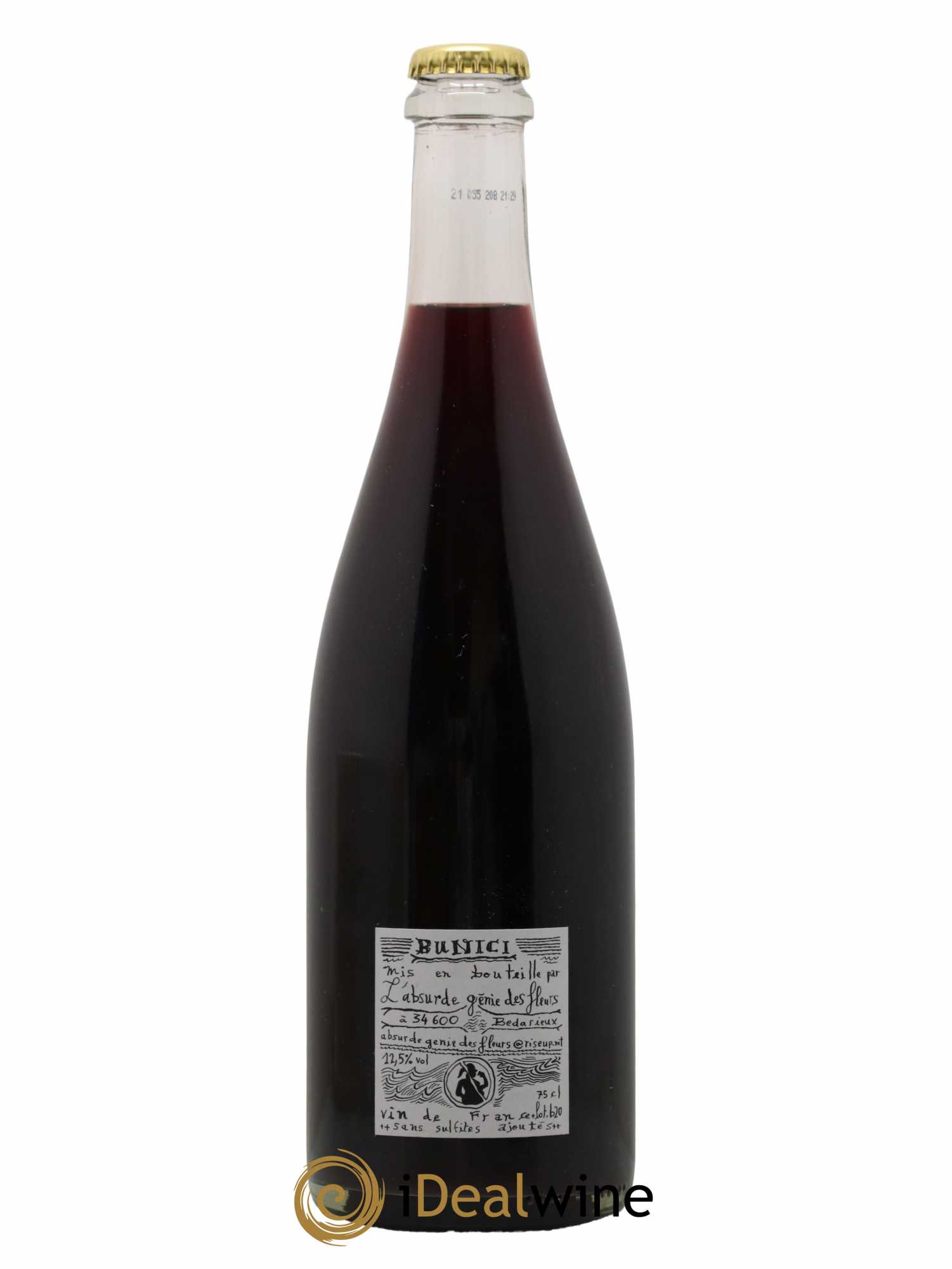 Vin de France Bunici L'Absurde Génie des Fleurs 2020 - Lot de 1 bouteille - 1