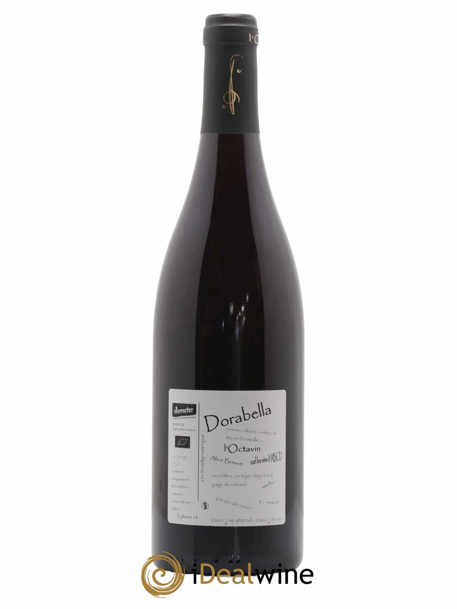 Vin de France Poulsard Dora Bella Domaine de L'Octavin - Alice Bouvot 2018 - Lot de 1 bouteille - 1
