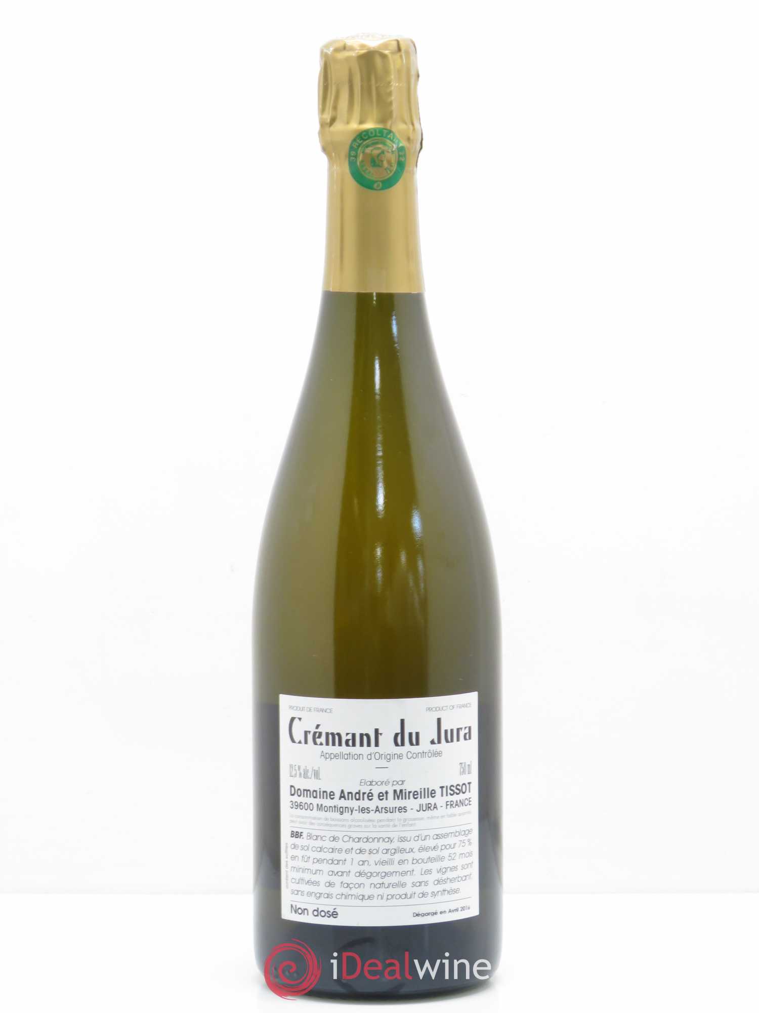 Crémant du Jura BBF Stéphane Tissot  - Posten von 1 Flasche - 1