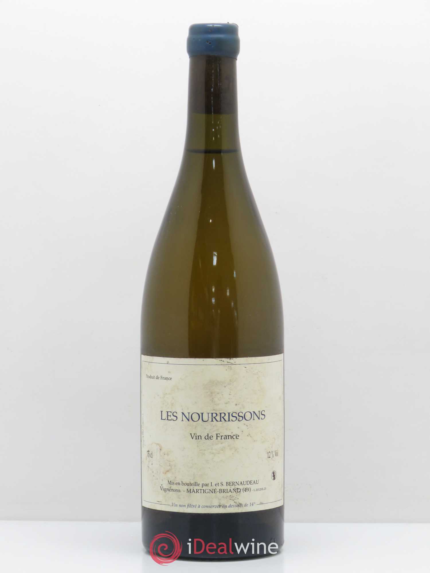 Vin de France Les Nourrissons Stéphane Bernaudeau 2012 - Lot de 1 bouteille - 0