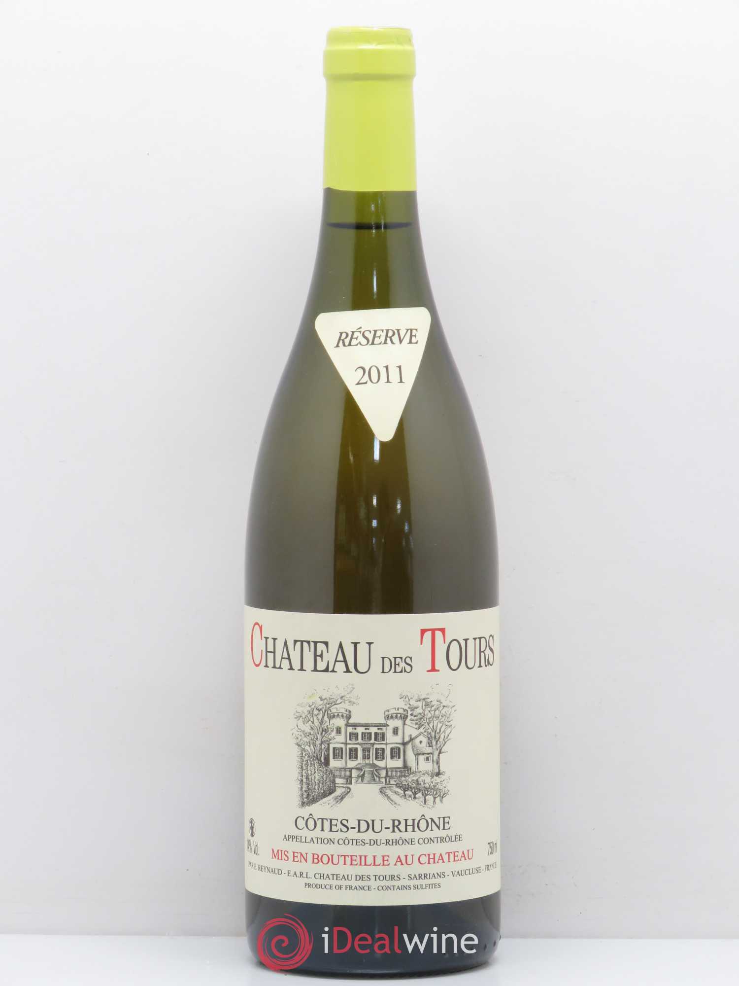 Côtes-du-Rhône Château des Tours Emmanuel Reynaud 2011 - Lot de 1 bouteille - 0
