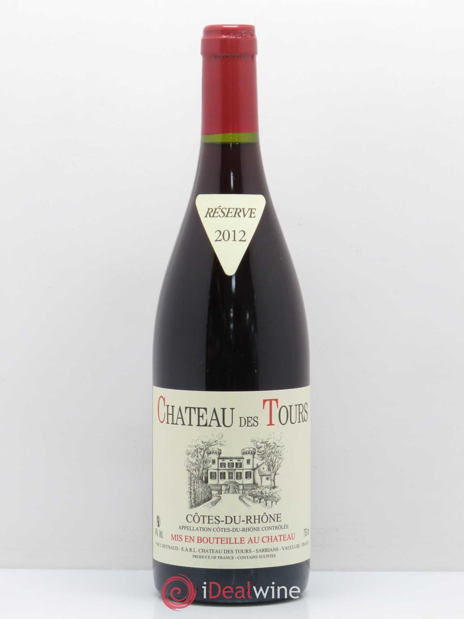 Côtes-du-Rhône Château des Tours Emmanuel Reynaud 2012 - Lot de 1 bouteille - 0