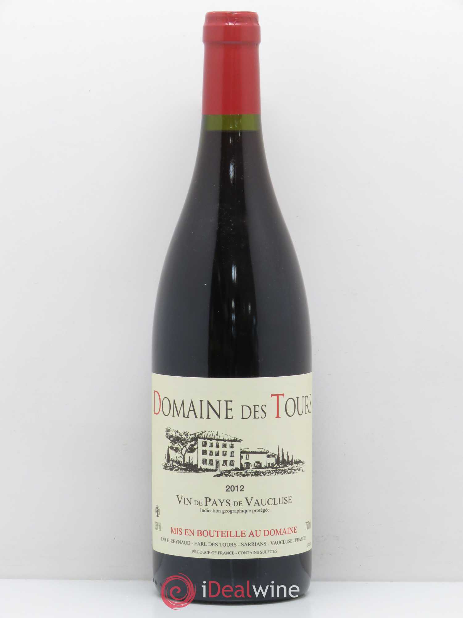 Vaucluse (Vin de Pays de Vaucluse) Domaine des Tours Emmanuel Reynaud 2012 - Lot de 1 bouteille - 0