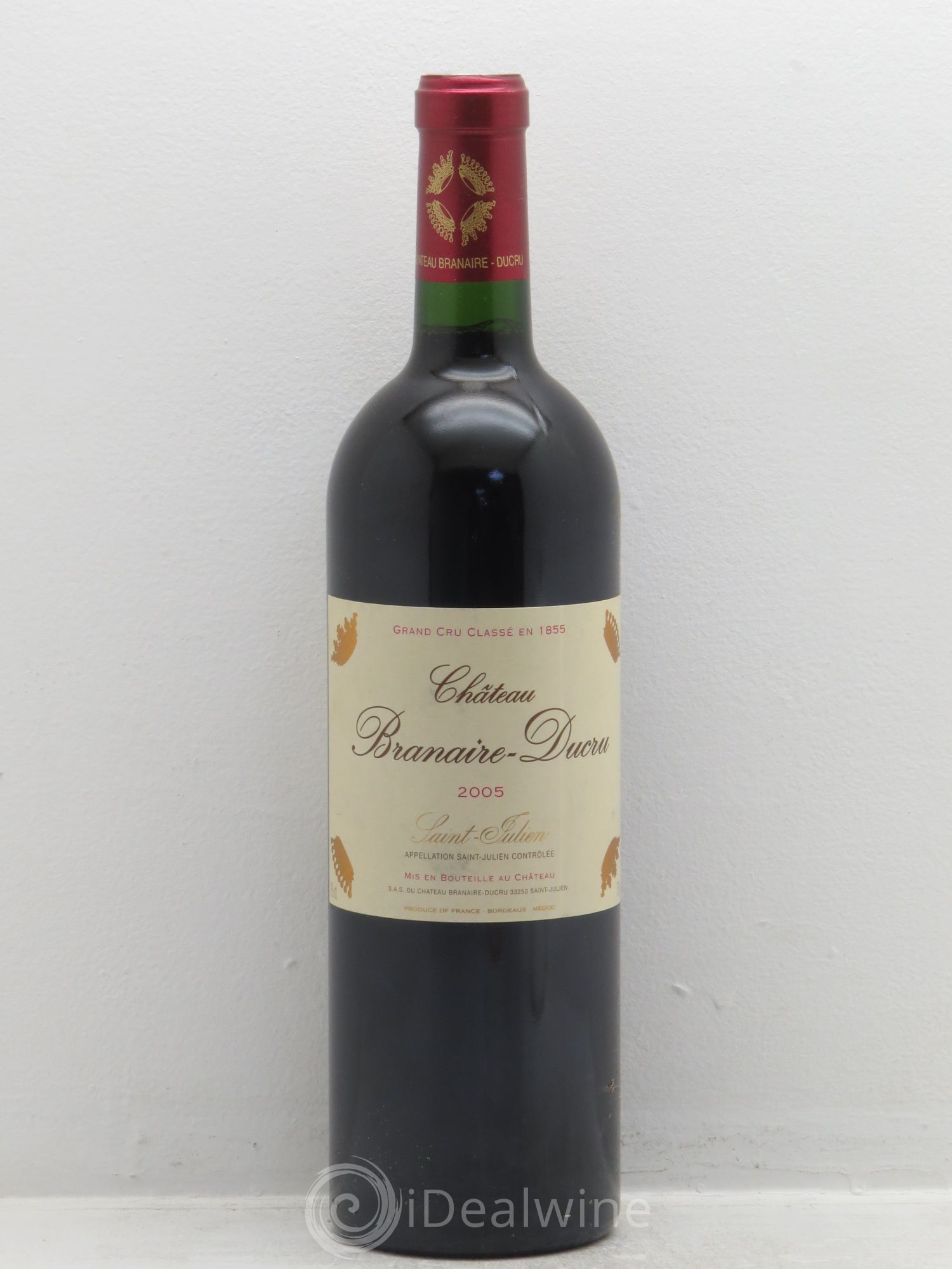 Château Branaire Ducru 4ème Grand Cru Classé 2005 - Lot de 1 bouteille - 0