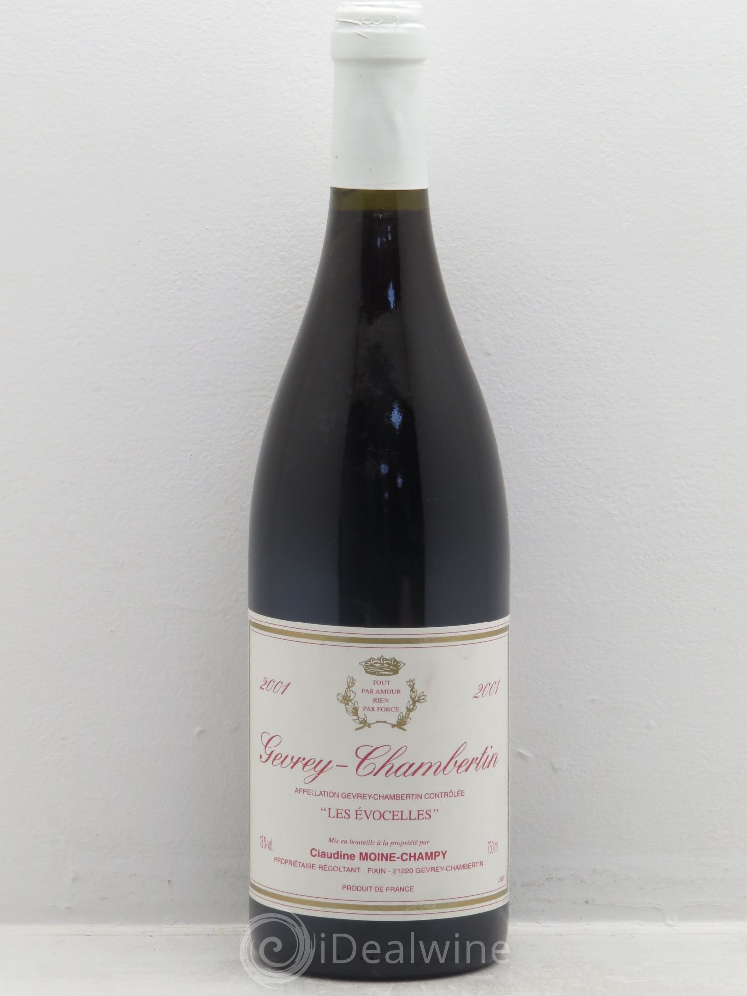 Gevrey-Chambertin Les Evocelles - Claudine Moine-Champy 2001 - Posten von 1 Flasche - 0