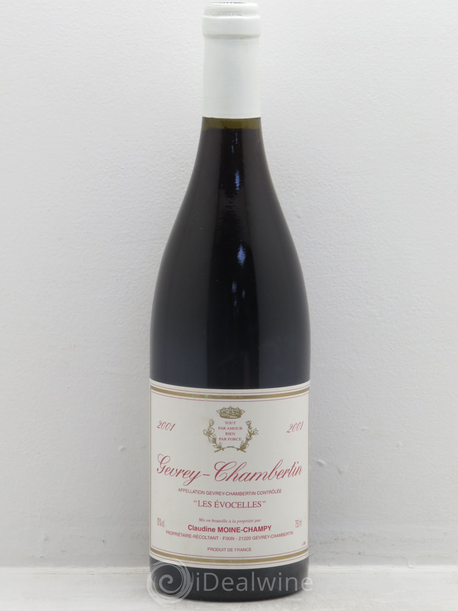 Gevrey-Chambertin Les Evocelles - Claudine Moine-Champy 2001 - Posten von 1 Flasche - 0
