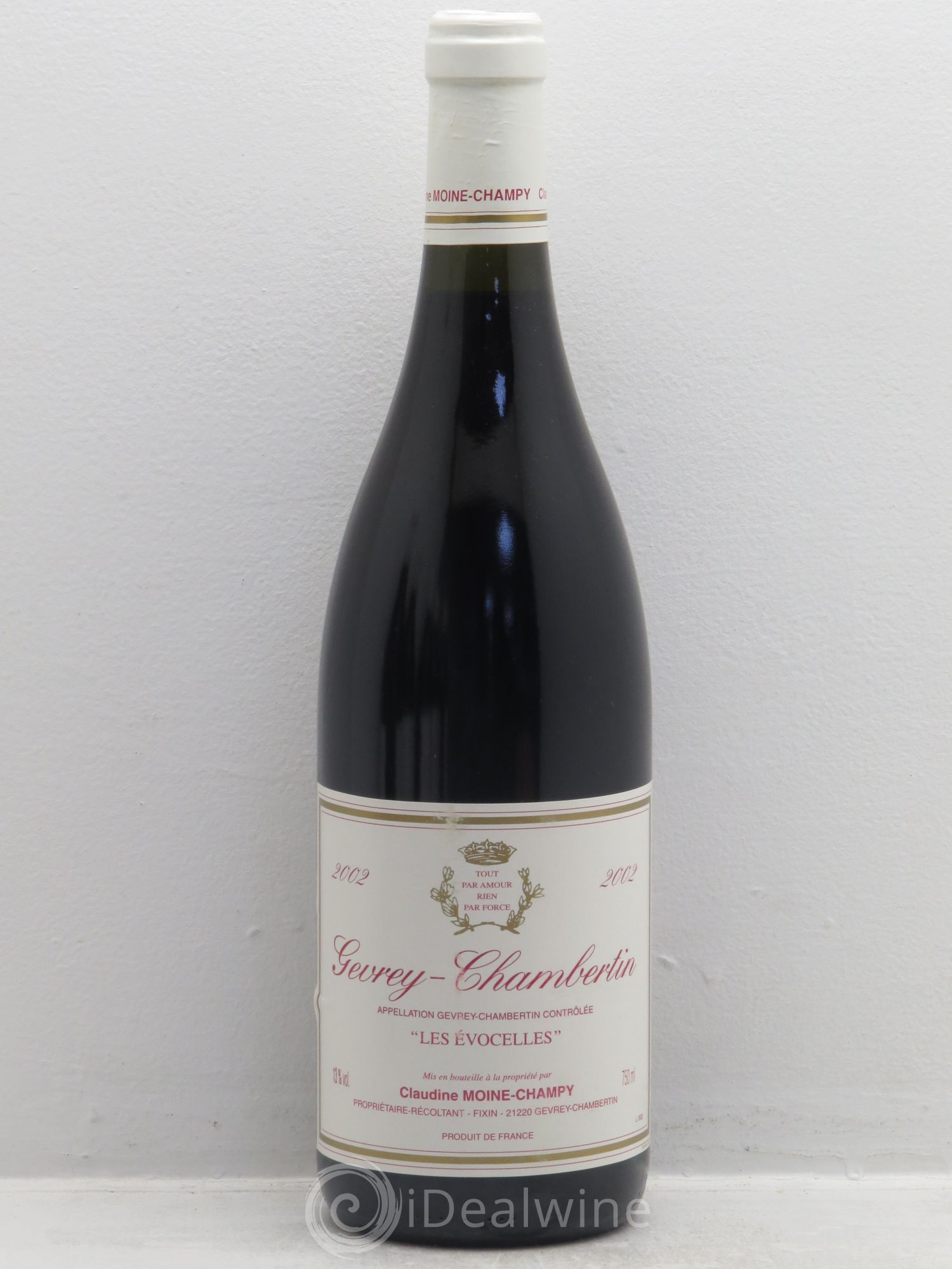 Gevrey-Chambertin Les Evocelles - Claudine Moine-Champy 2002 - Posten von 6 Flaschen - 0