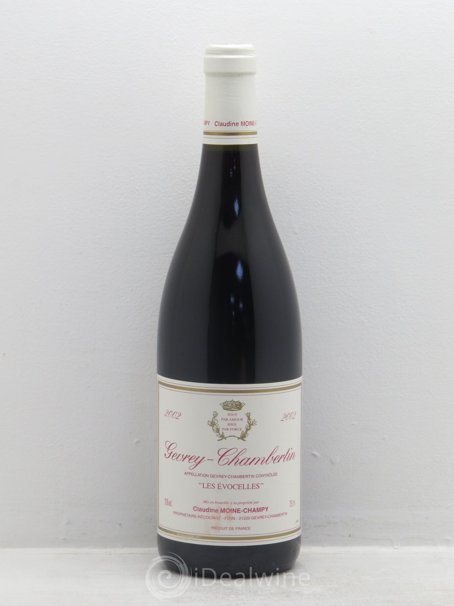 Gevrey-Chambertin Les Evocelles - Claudine Moine-Champy 2002 - Posten von 6 Flaschen - 0