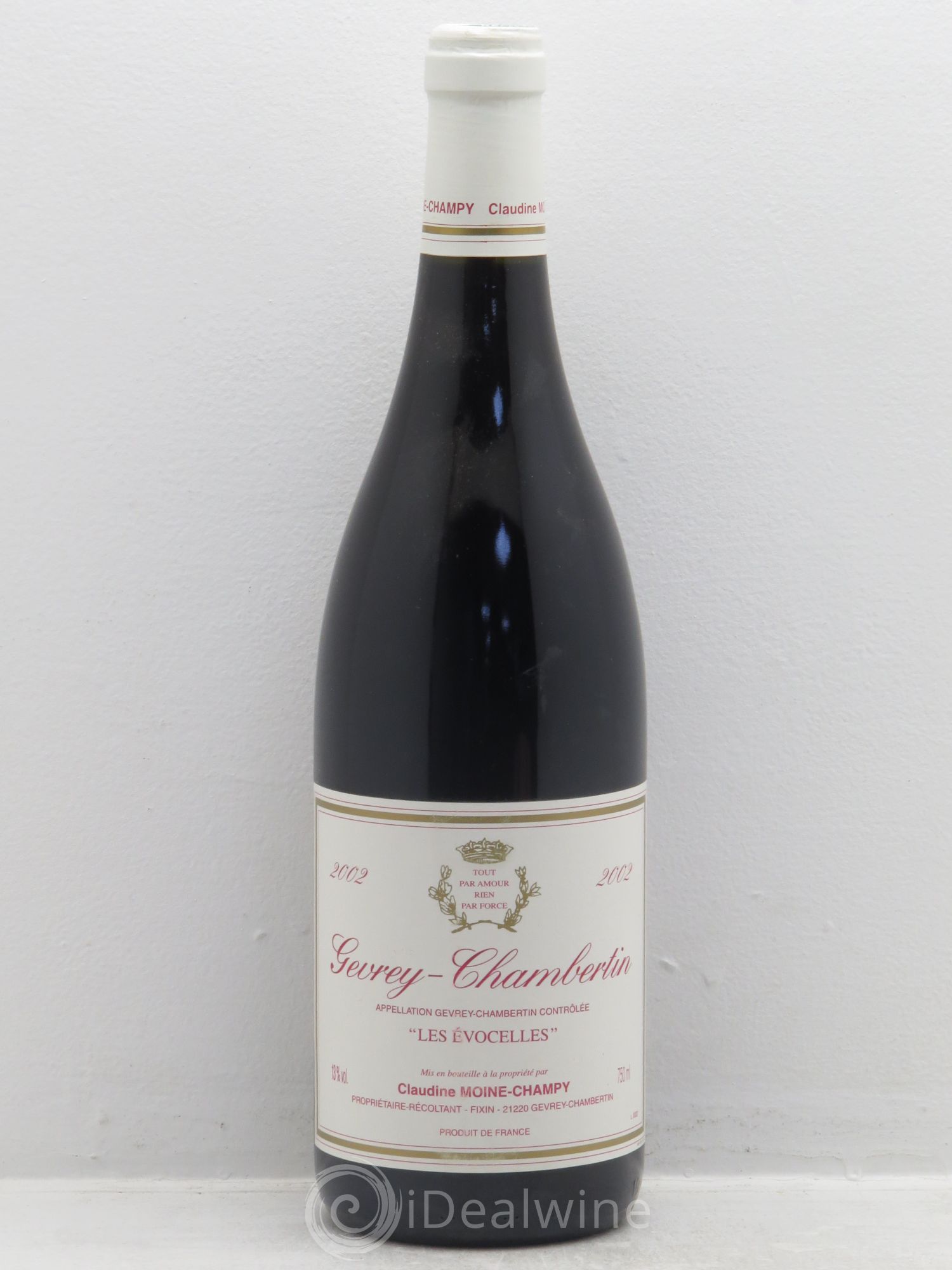 Gevrey-Chambertin Les Evocelles - Claudine Moine-Champy 2002 - Posten von 1 Flasche - 0