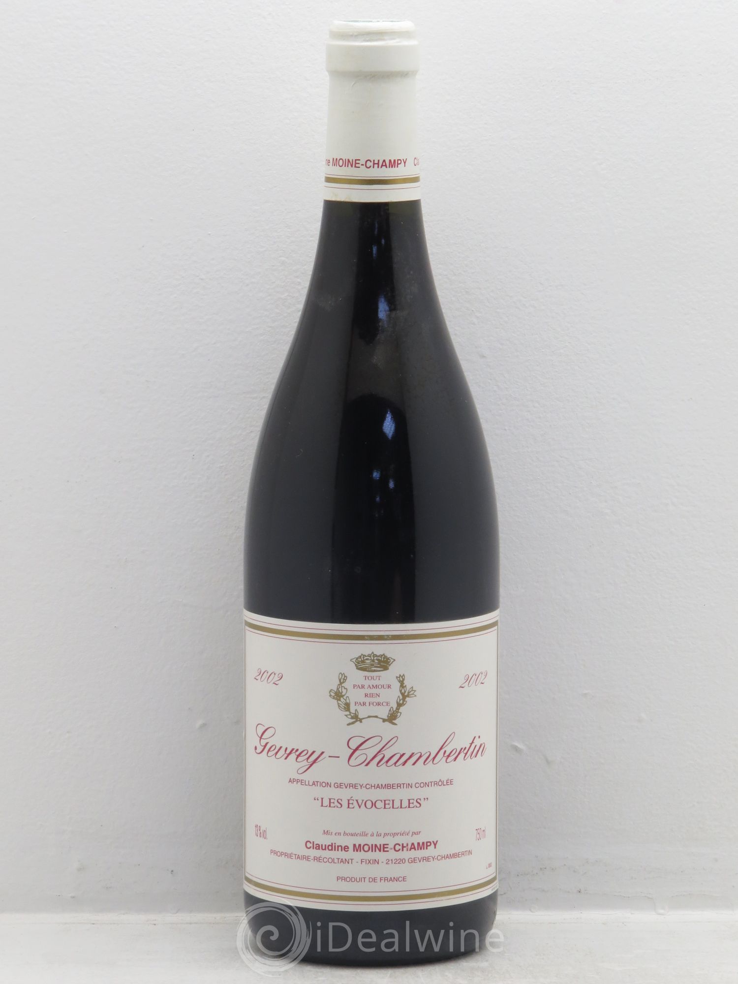Gevrey-Chambertin Les Evocelles - Claudine Moine-Champy 2002 - Posten von 1 Flasche - 0