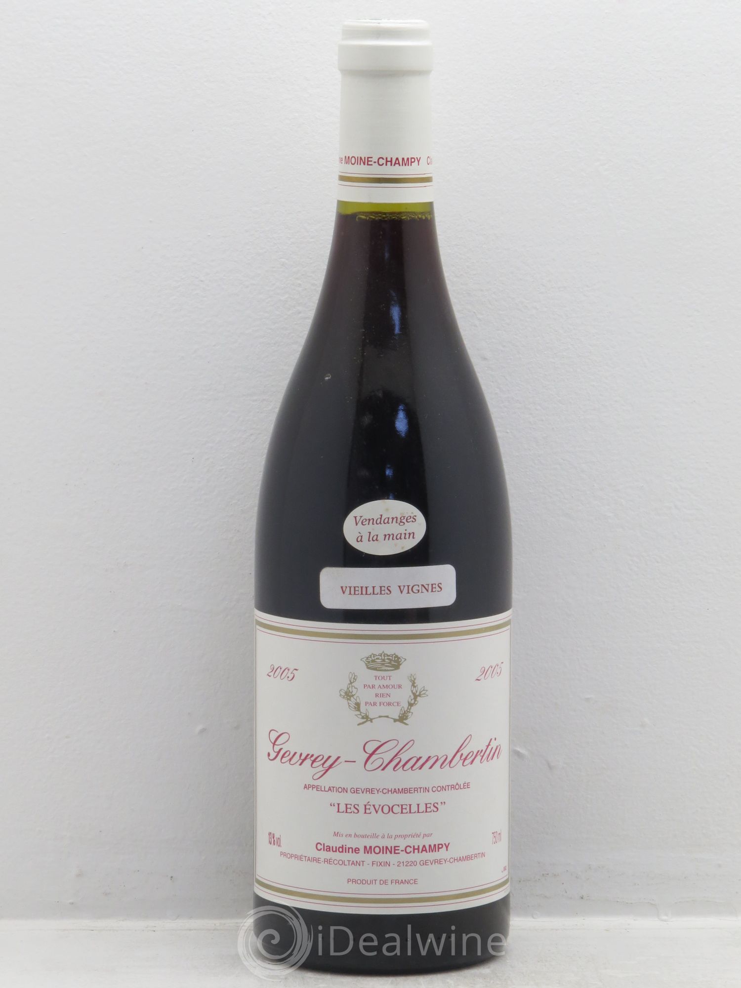 Gevrey-Chambertin Les Evocelles Vieilles Vignes - Claudine Moine-Champy 2005 - Posten von 1 Flasche - 0