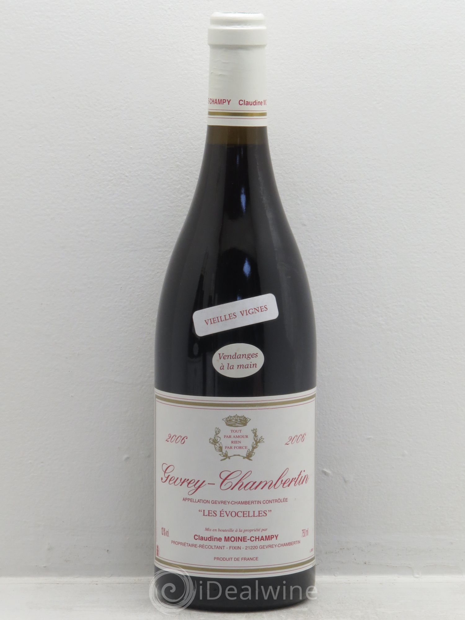 Gevrey-Chambertin Les Evocelles Vieilles Vignes - Claudine Moine-Champy 2006 - Posten von 6 Flaschen - 0