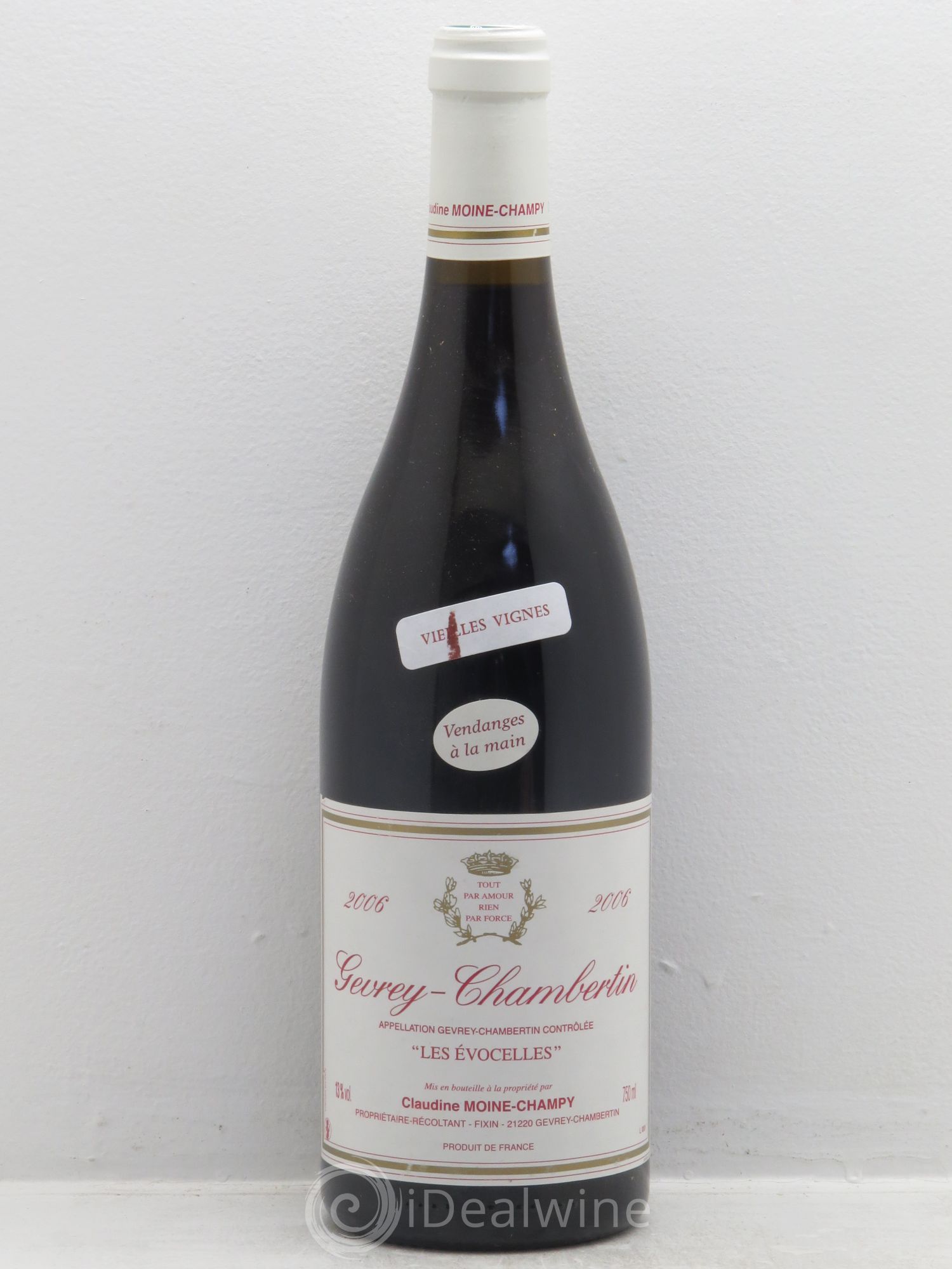 Gevrey-Chambertin Les Evocelles Vieilles Vignes - Claudine Moine-Champy 2006 - Posten von 6 Flaschen - 0