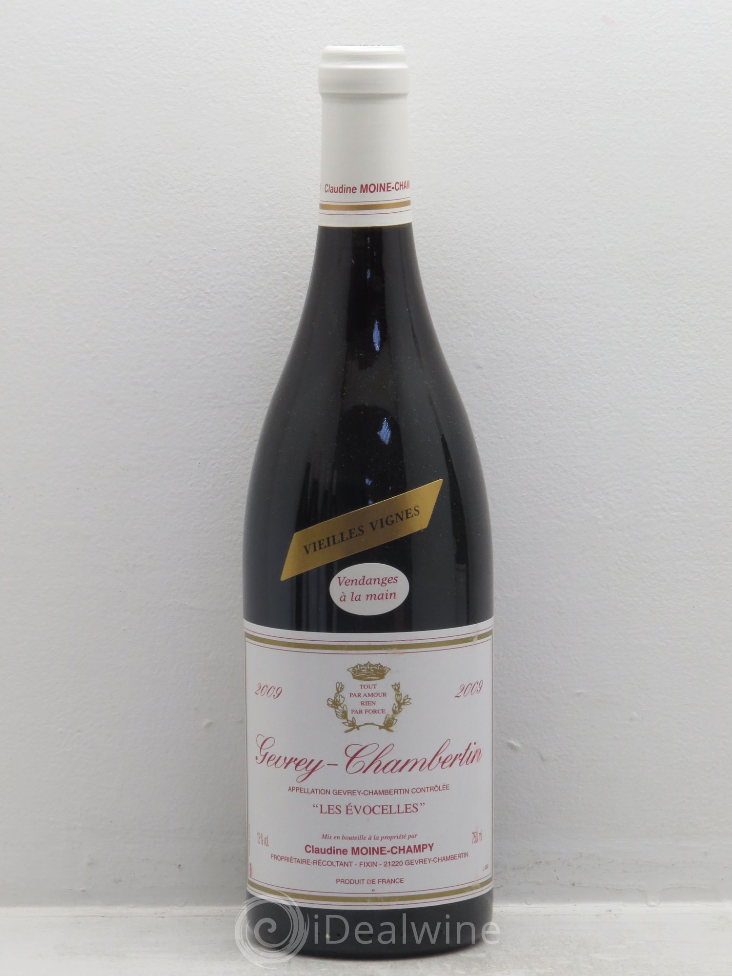 Gevrey-Chambertin Les Evocelles Vieilles Vignes - Claudine Moine-Champy 2009 - Posten von 6 Flaschen - 0