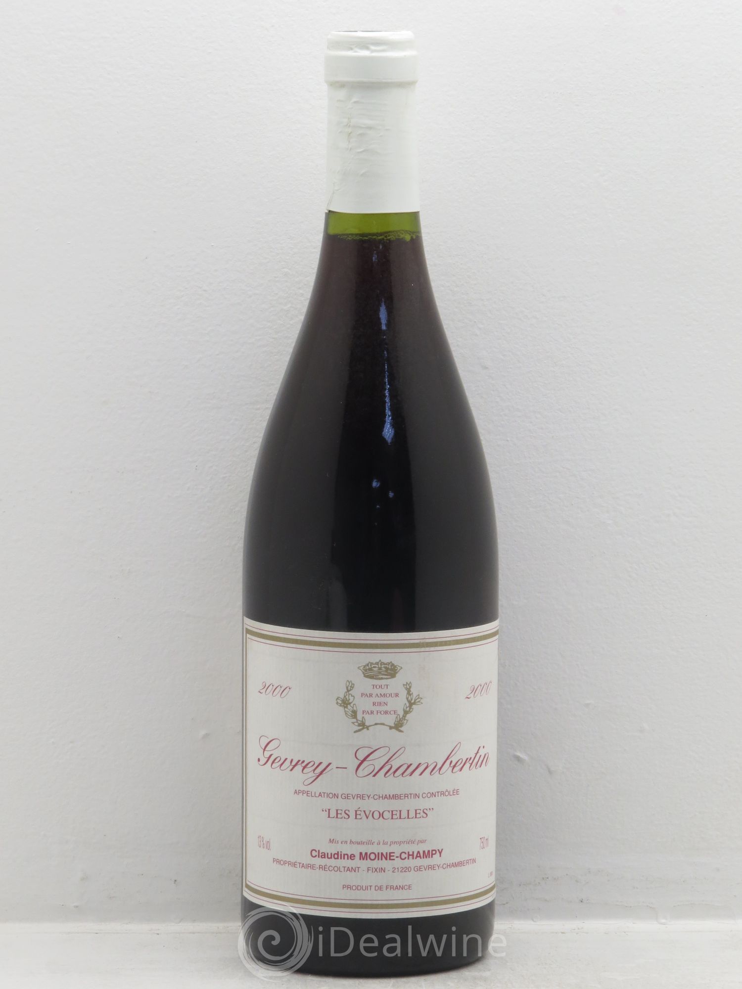 Gevrey-Chambertin Les Evocelles - Claudine Moine-Champy 2000 - Posten von 1 Flasche - 0