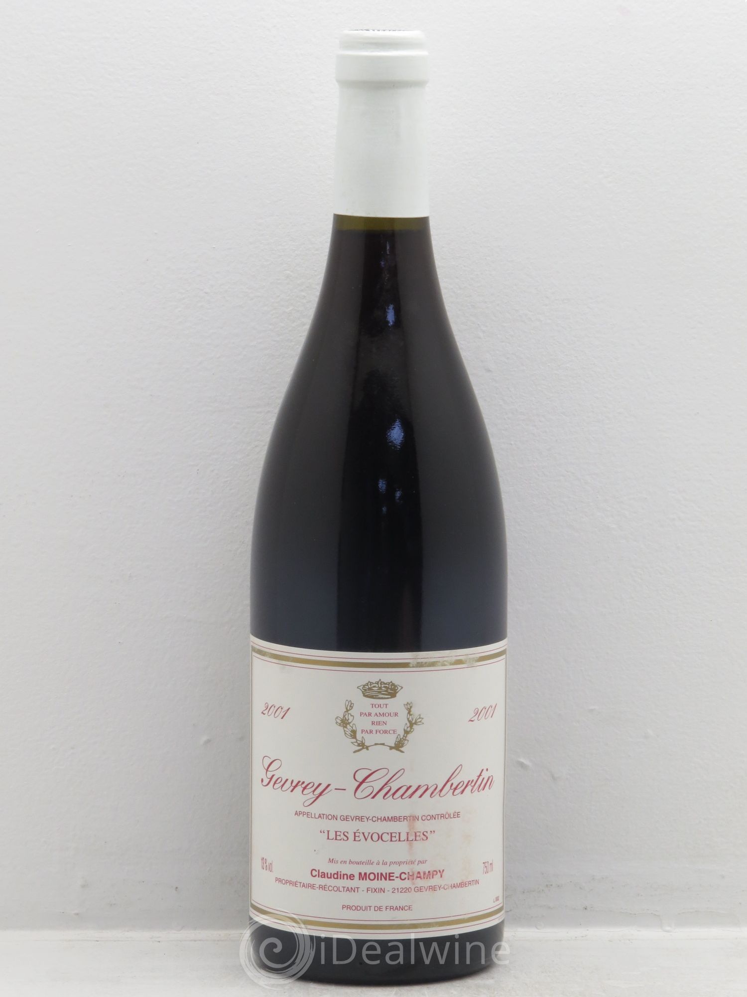 Gevrey-Chambertin Les Evocelles - Claudine Moine-Champy 2001 - Posten von 6 Flaschen - 0