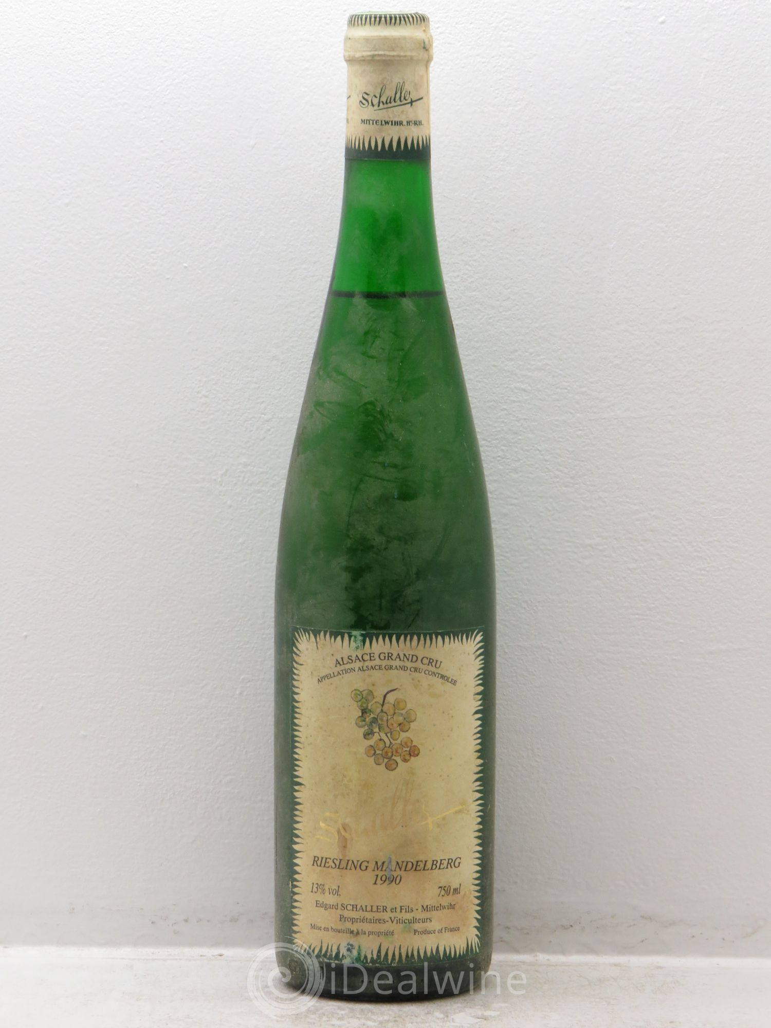 Riesling Grand Cru E.Schaller 1990 - Posten von 1 Flasche - 0