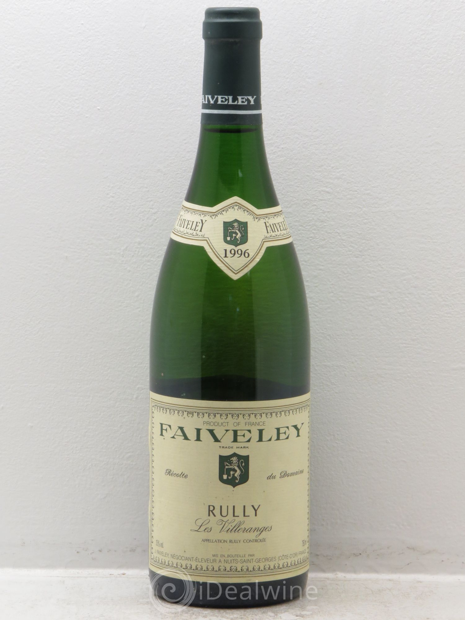 Rully Les Villeranges Domaine Faiveley 1996 - Lot de 1 bouteille - 0