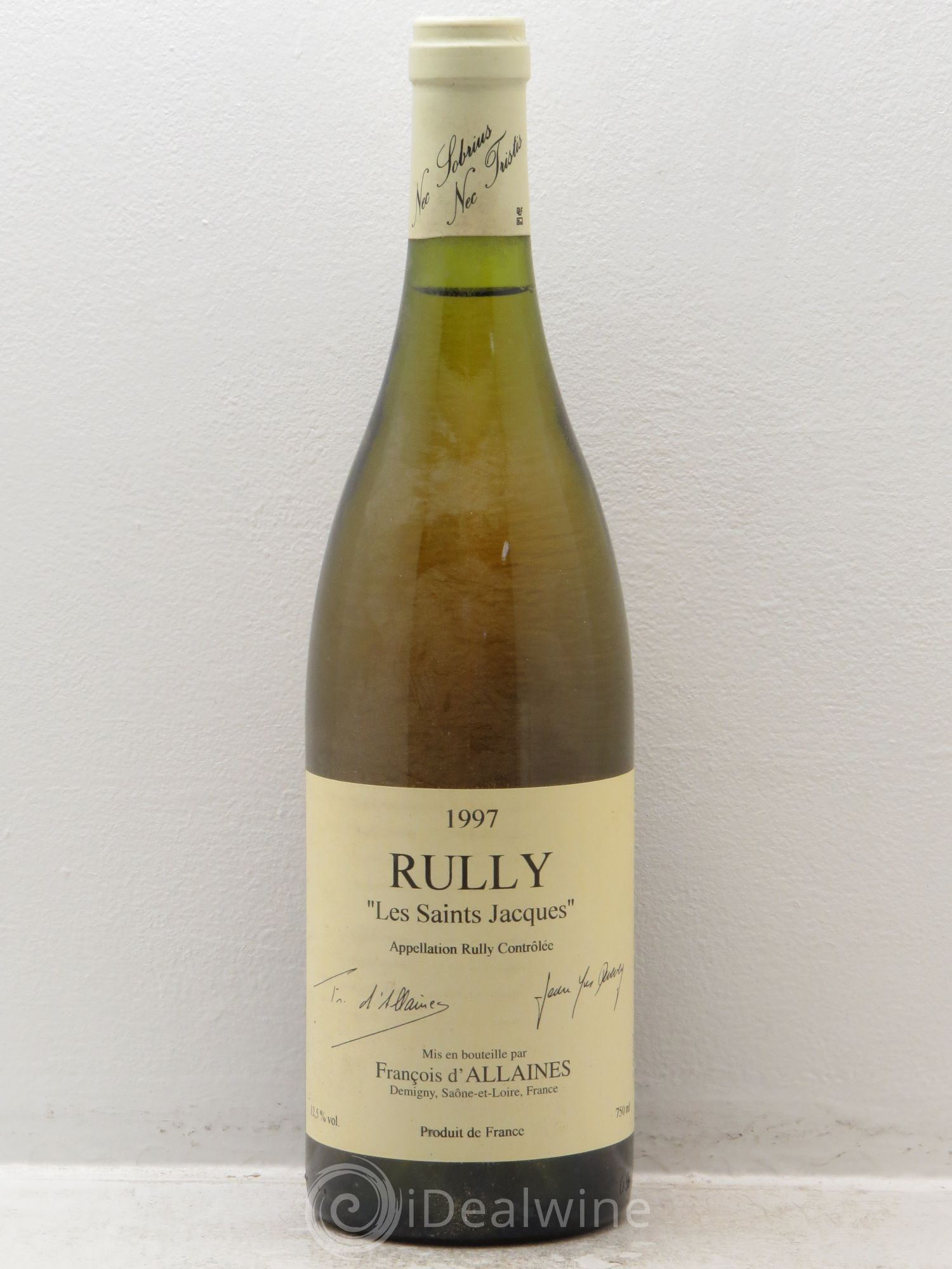 Rully Les Saint Jacques - François d'Allaines 1997 - Posten von 1 Flasche - 0