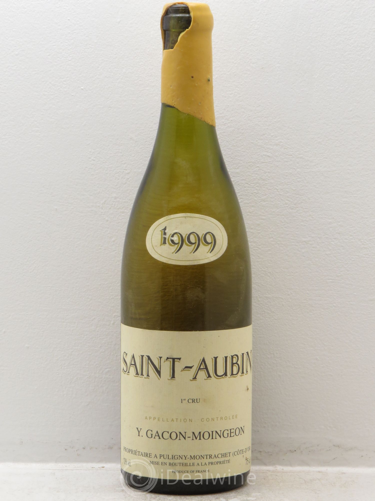 Saint-Aubin 1er Cru Domaine Gacon-Moingeon 1999 - Posten von 1 Flasche - 0