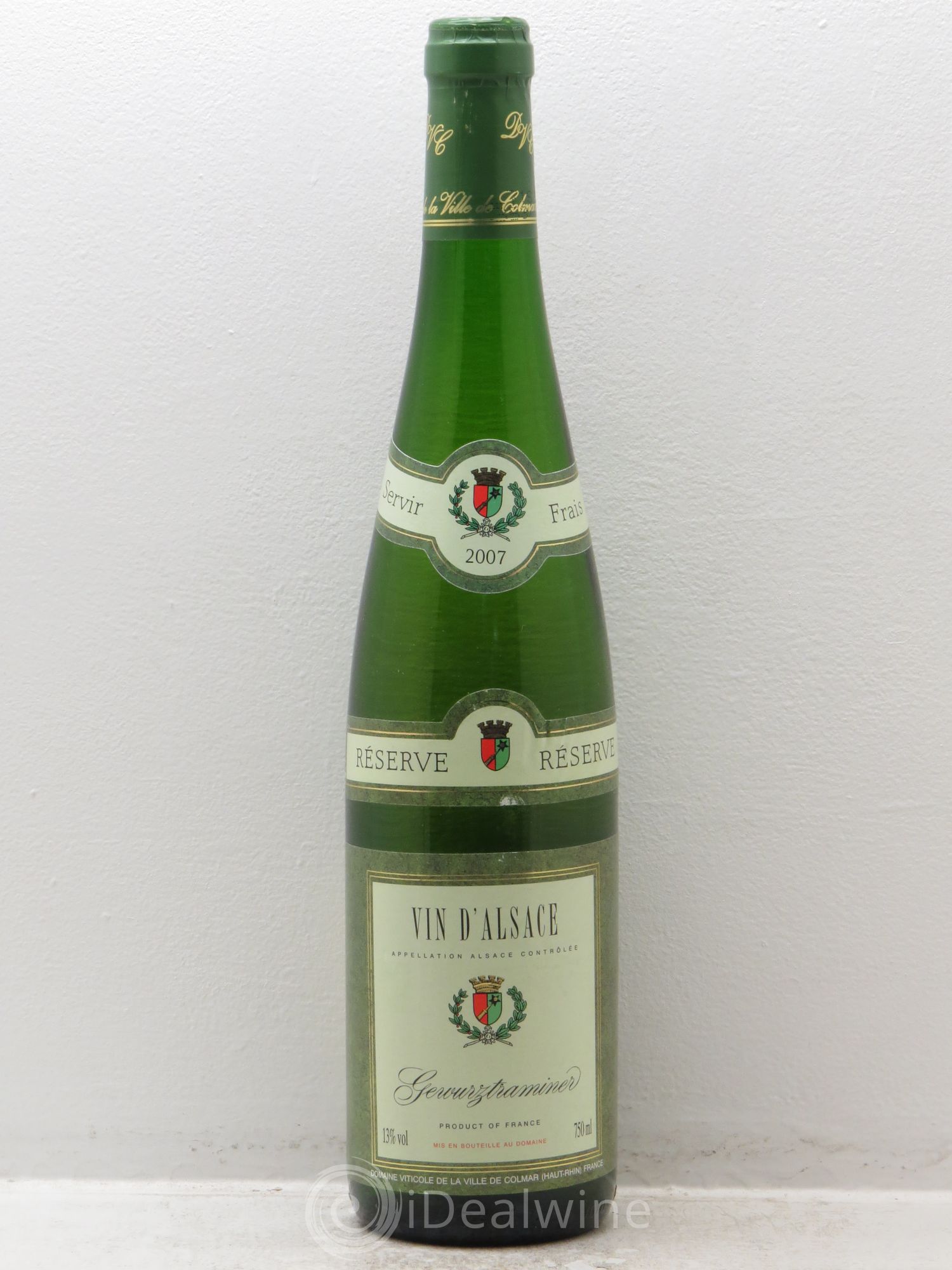 Gewurztraminer D.Viticole de la ville de Colmar 2007 - Posten von 1 Flasche - 0