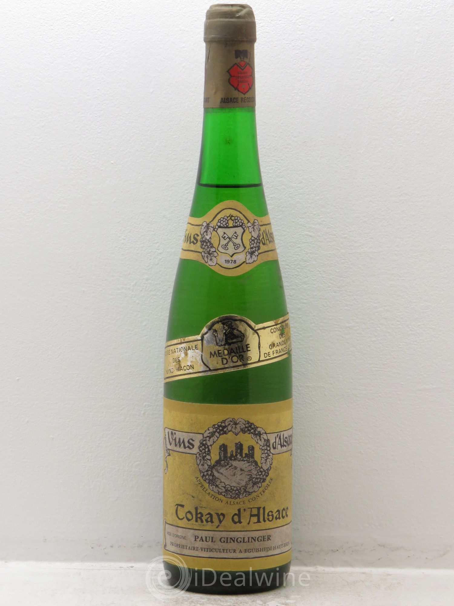 Pinot Gris Paul Ginglinger 1978 - Lot de 1 bouteille - 0