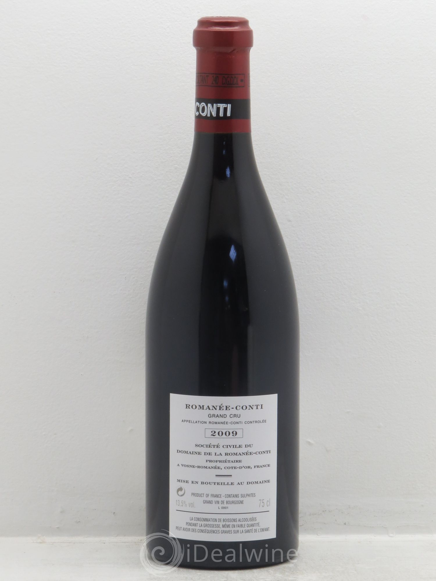 Romanée-Conti Grand Cru Domaine de la Romanée-Conti 2009 - Lot de 1 bouteille - 1