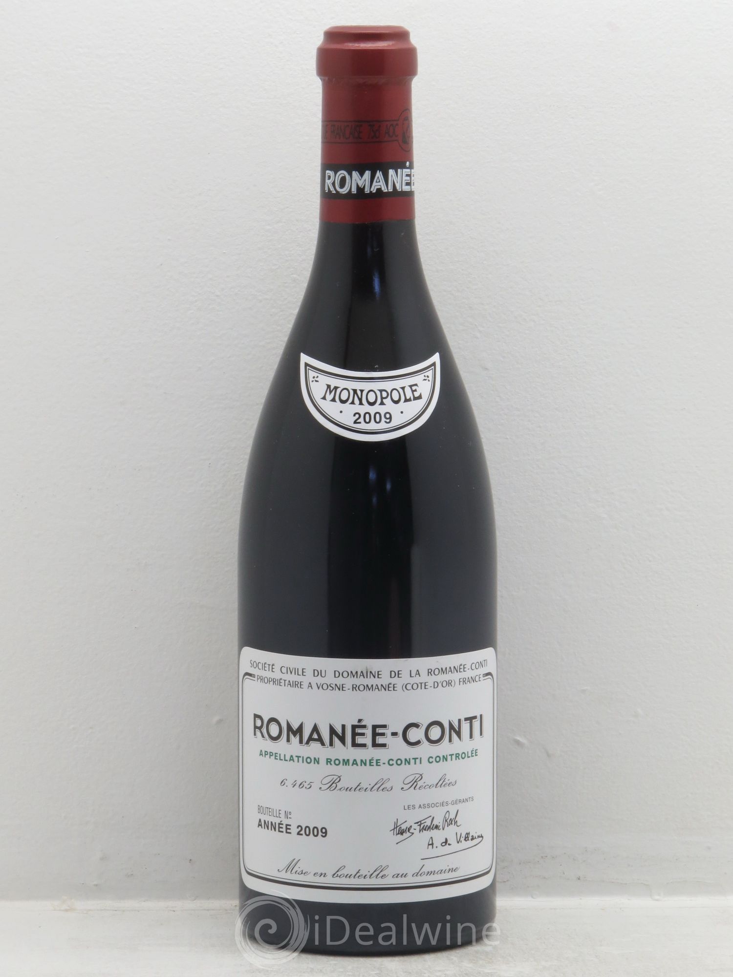 Romanée-Conti Grand Cru Domaine de la Romanée-Conti 2009 - Lot de 1 bouteille - 0